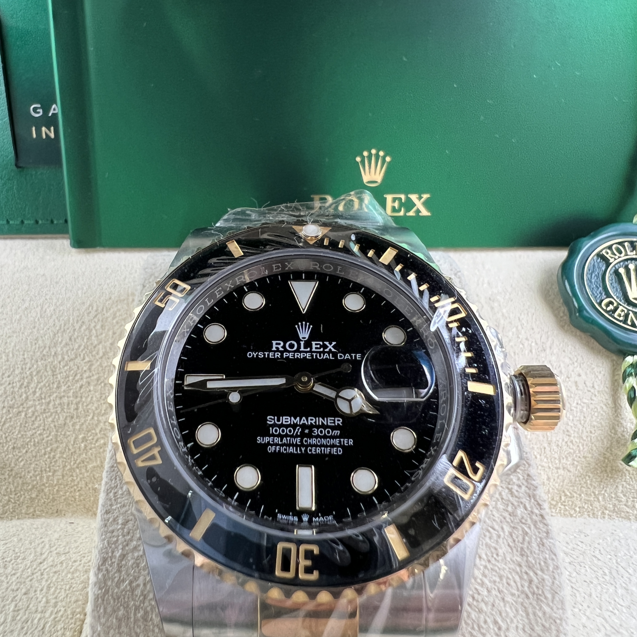 New Rolex Submariner Date 41mm 126613LN 18K Two Tone Yellow Gold