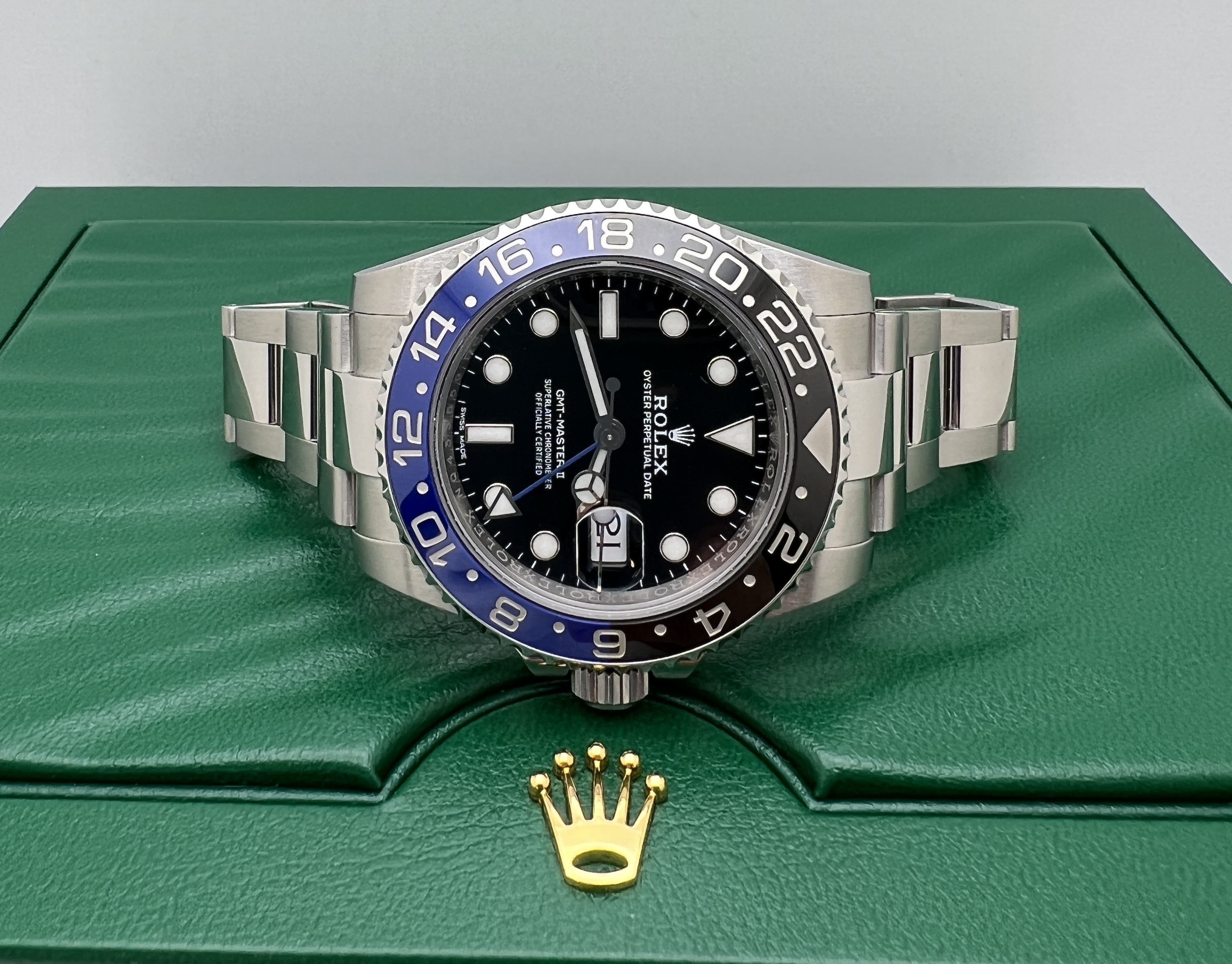 ロレックス純正ボックス　116710BLNR ほとんど未使用 Rolex GMT-Master II 116710BLNR Batman Blue Black Dial Steel Box