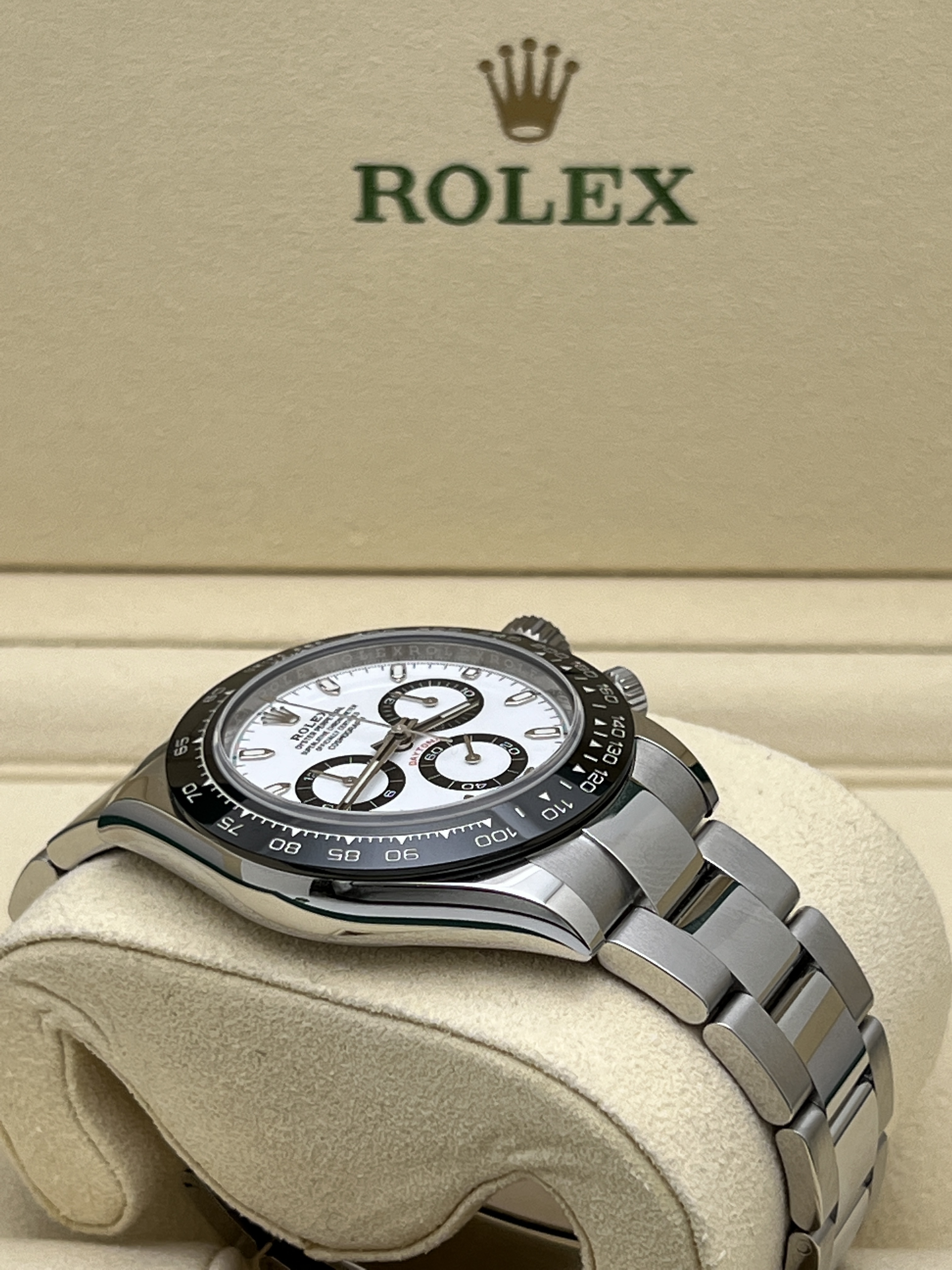 Rolex Daytona 40mm 116500LN White Dial Panda Full Ceramic