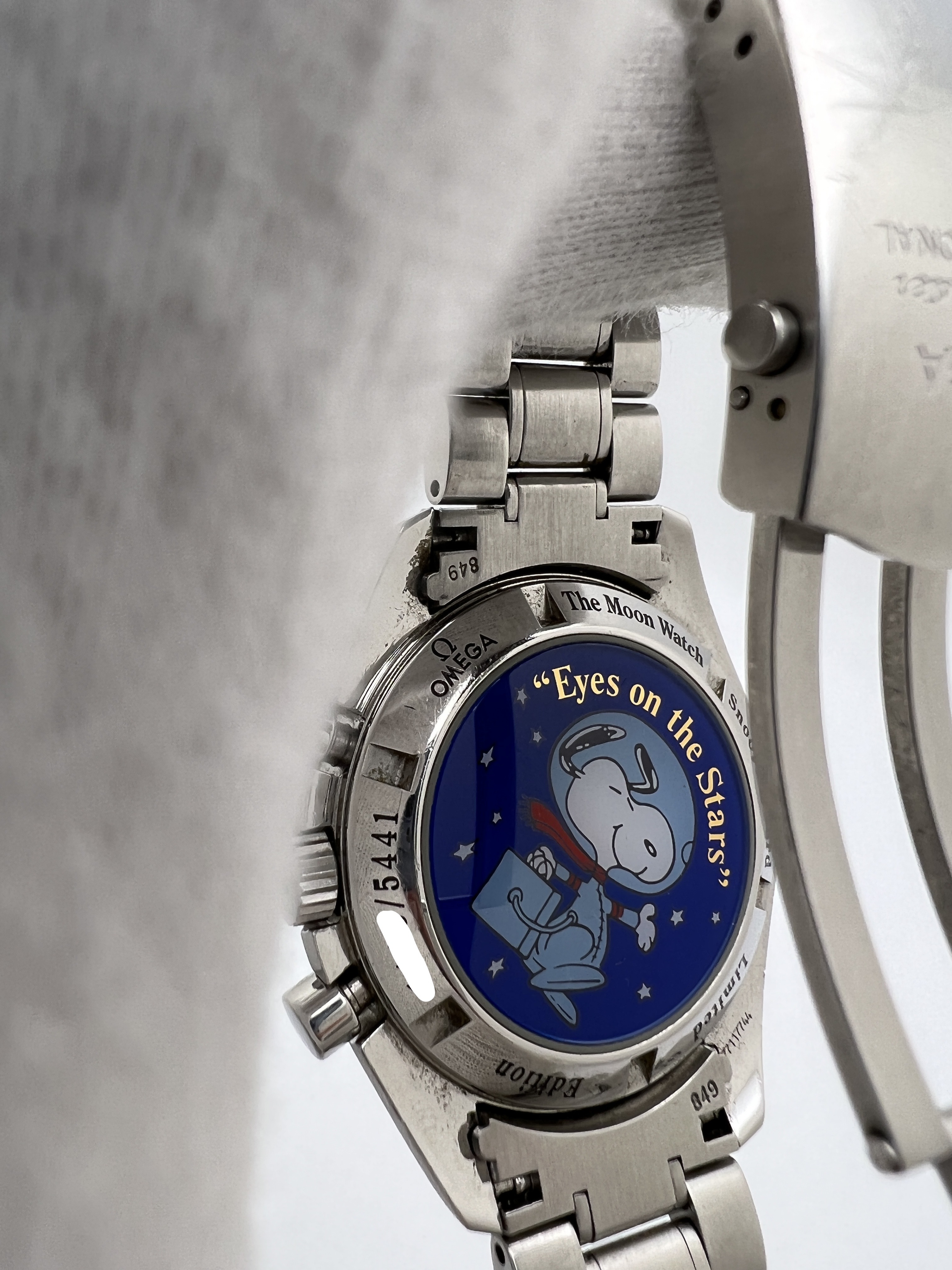 Original Omega Speedmaster Moon Watch Snoopy Award Eyes On The