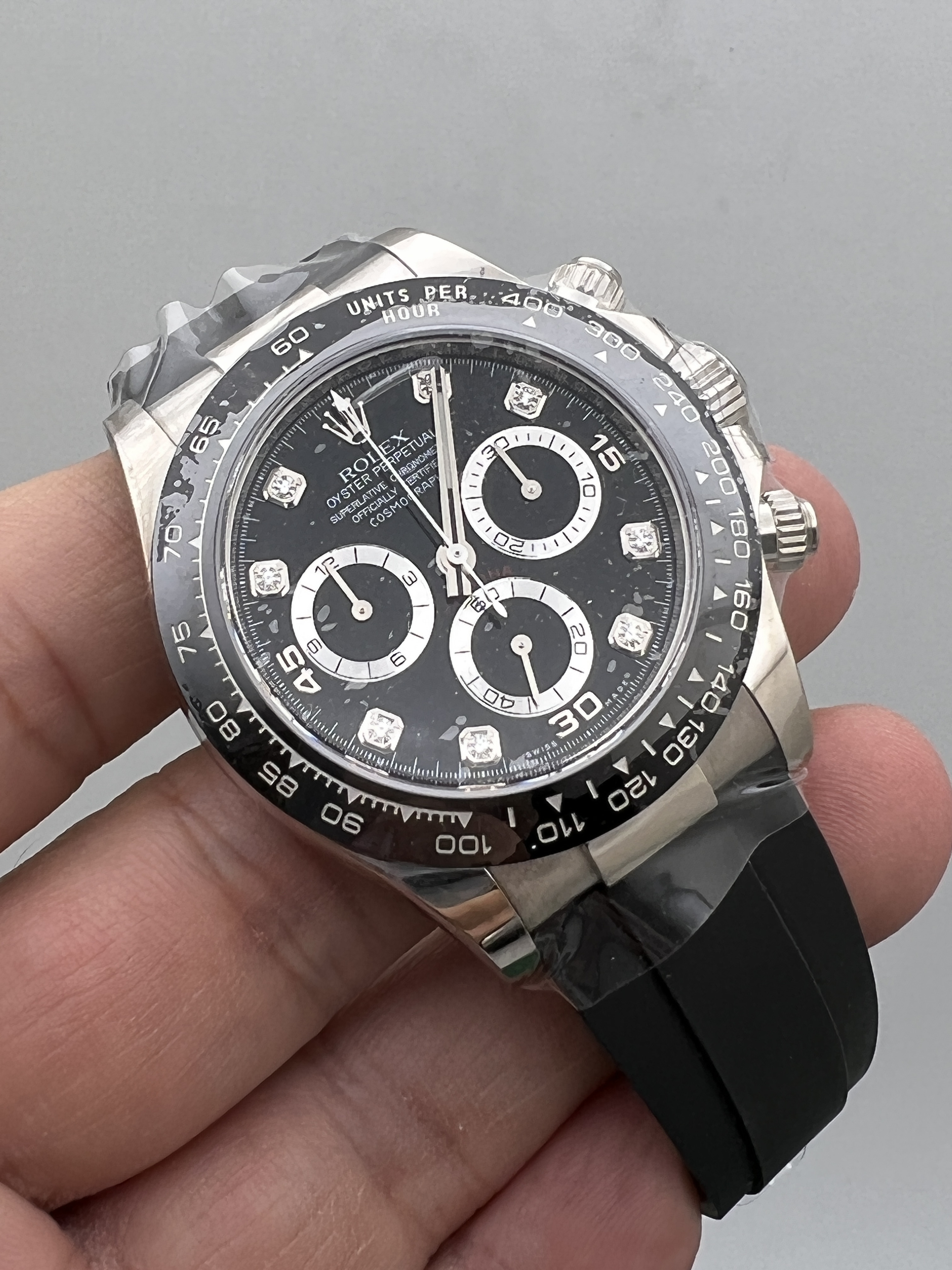 Rolex Daytona 116519LN 18K OysterFlex Black Diamond Dial Box