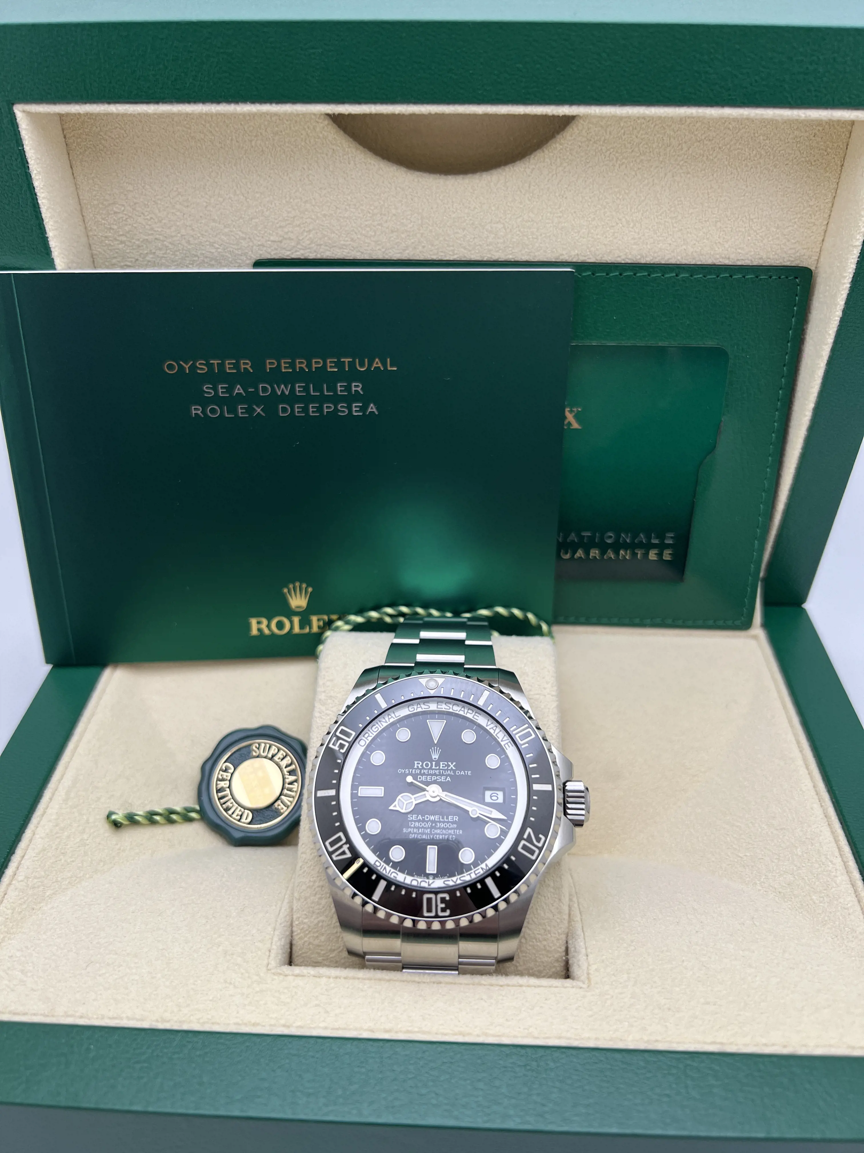 New Release Rolex Sea-Dweller 44mm DeepSea 136660 Black Dial Box
