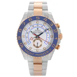 Rolex Yacht-Master II 116681 44mm 18K EverRose Steel Two Tone Blue