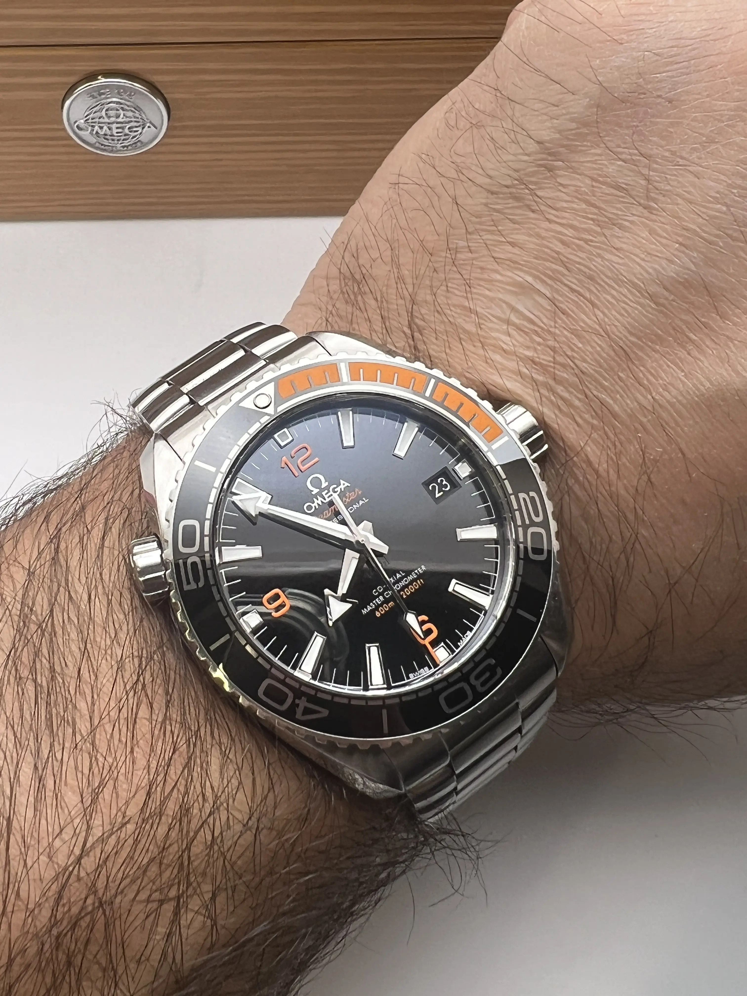 Omega Seamaster Planet Ocean Bonus Rubber Strap Orange 215.30