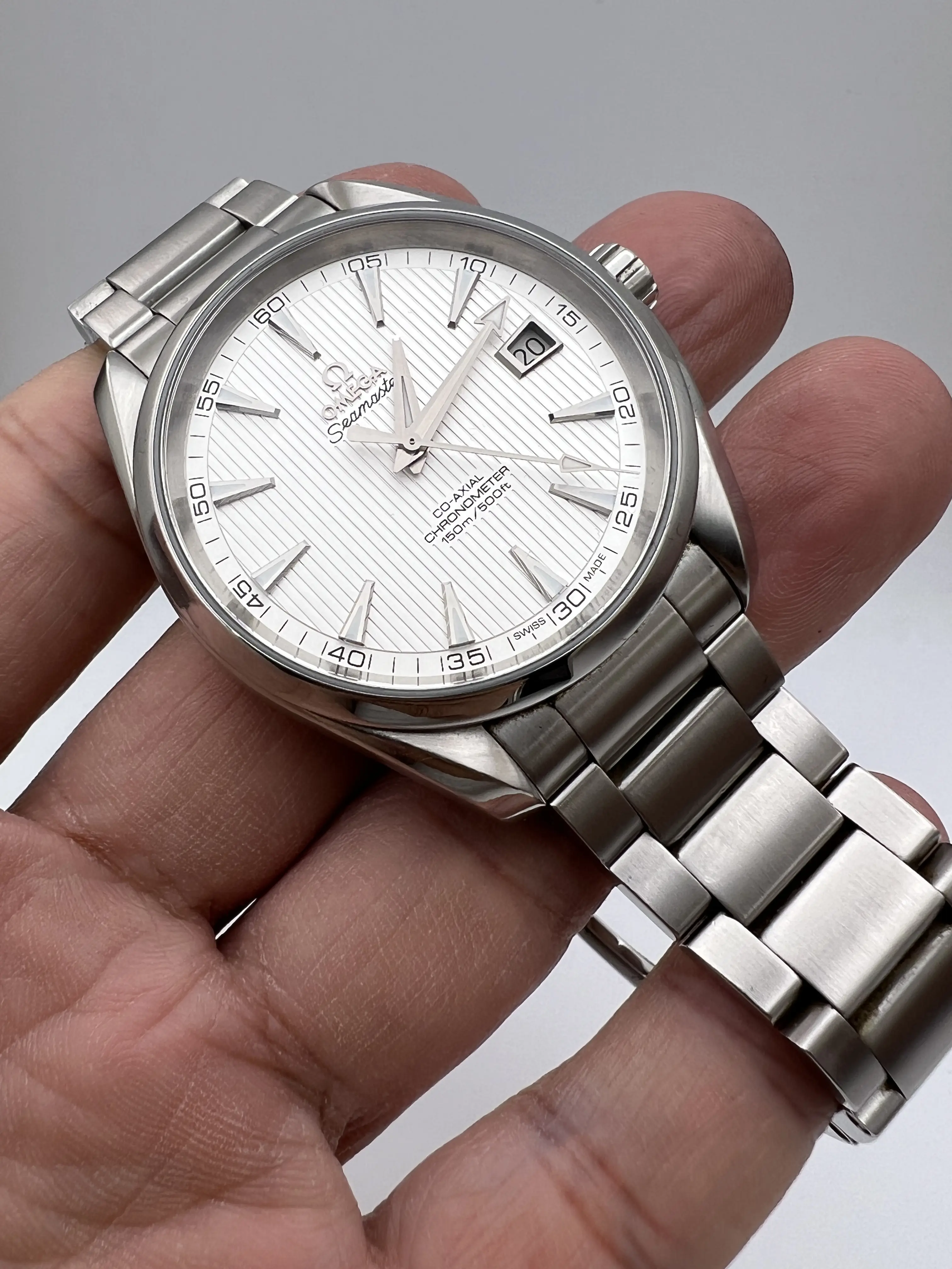 Omega Seamaster Aqua Terra 41.5mm Silver Teak Dial 231.10.42.21