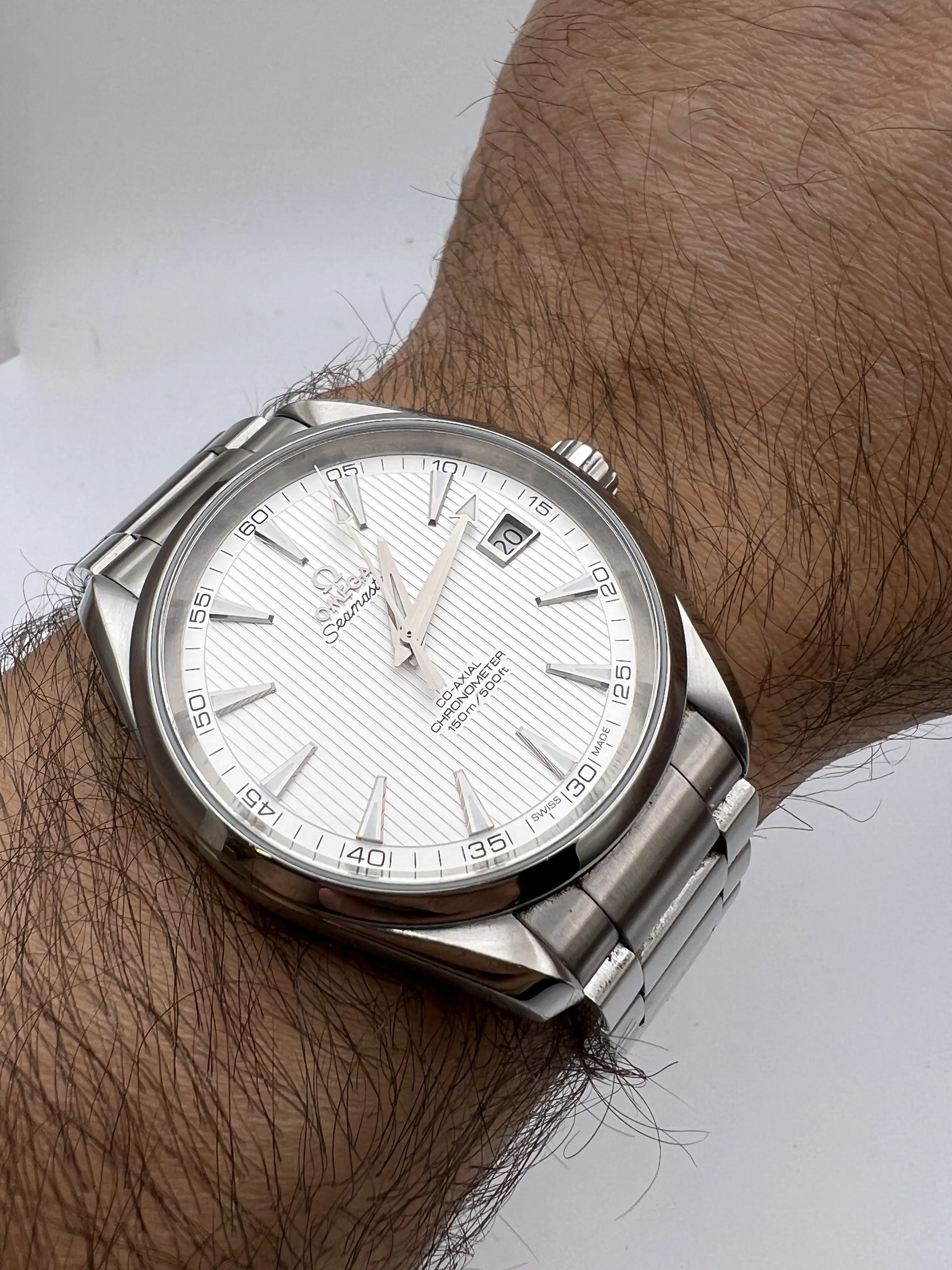 Omega Seamaster Aqua Terra 41.5mm Silver Teak Dial 231.10.42.21