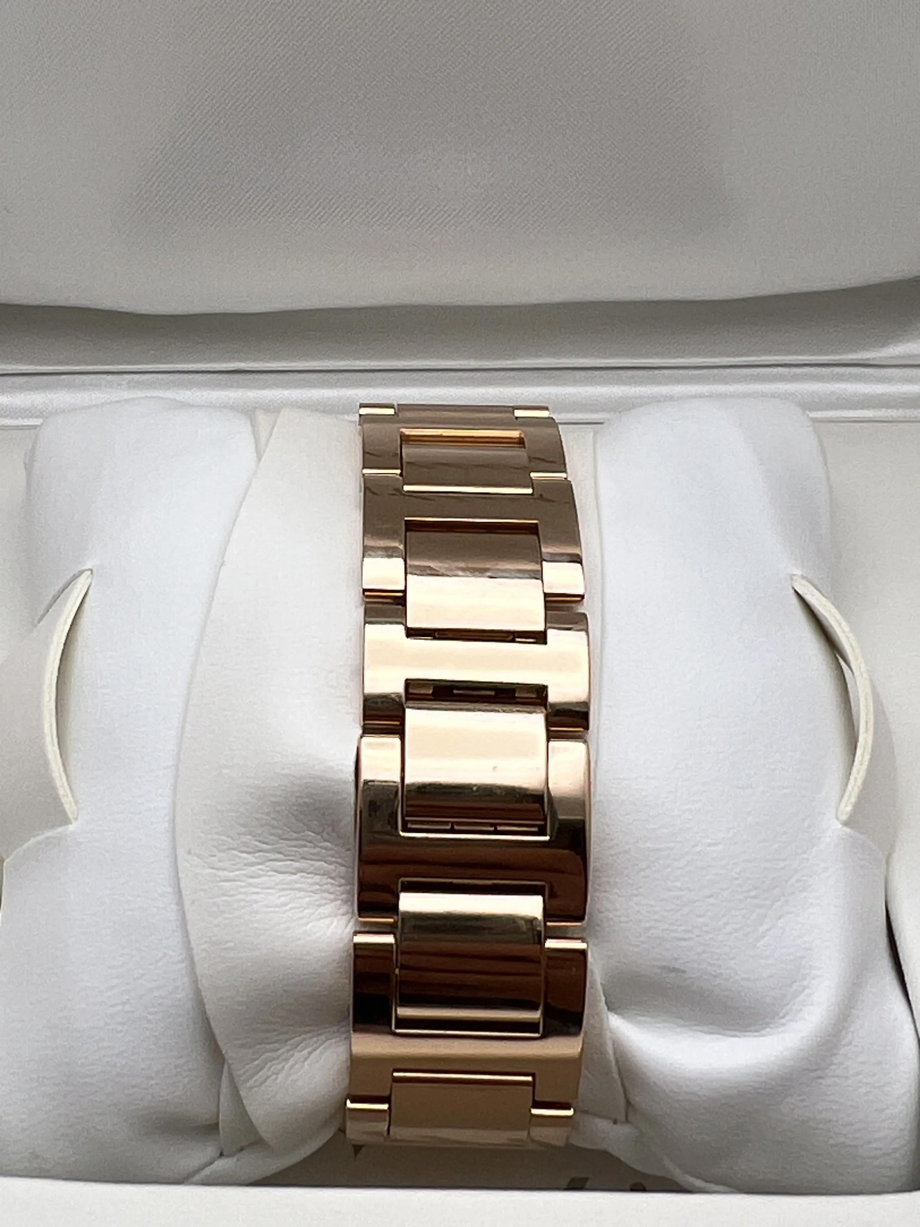 Cartier Ballon Bleu 36mm 18K Rose Gold Custom 2 CTW Diamond Bezel