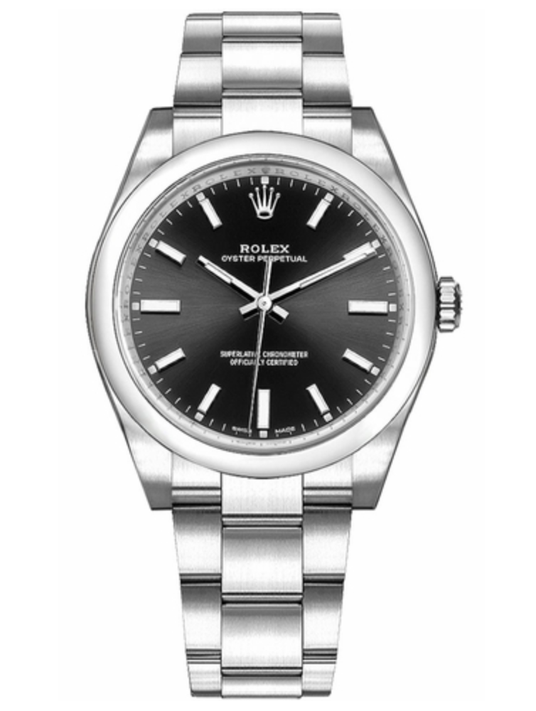 114200 ブラック ROLEX（ロレックス）オイスターパーペチュアル