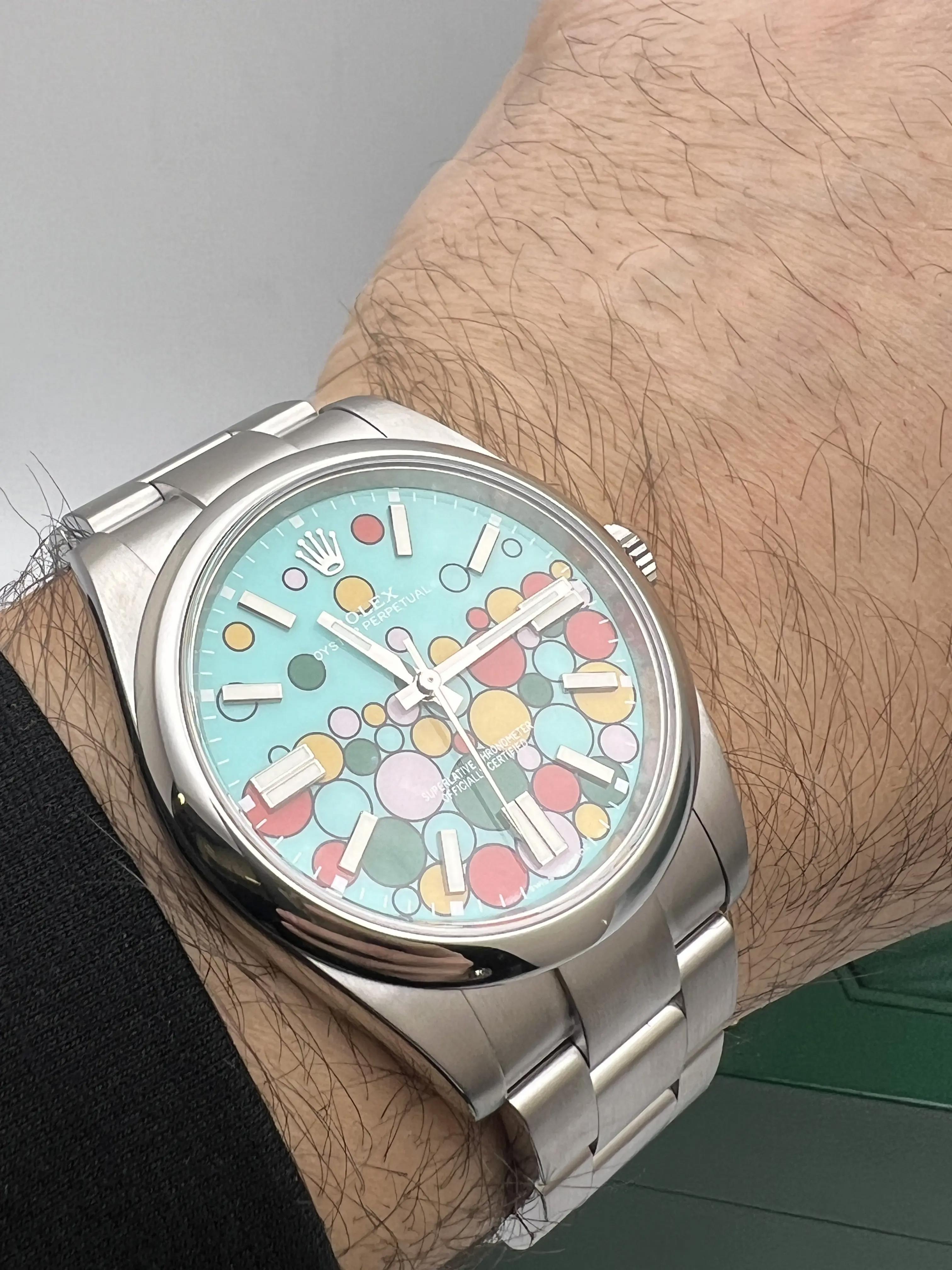 Rolex 124300 Oyster Perpetual 41mm Custom Celebration