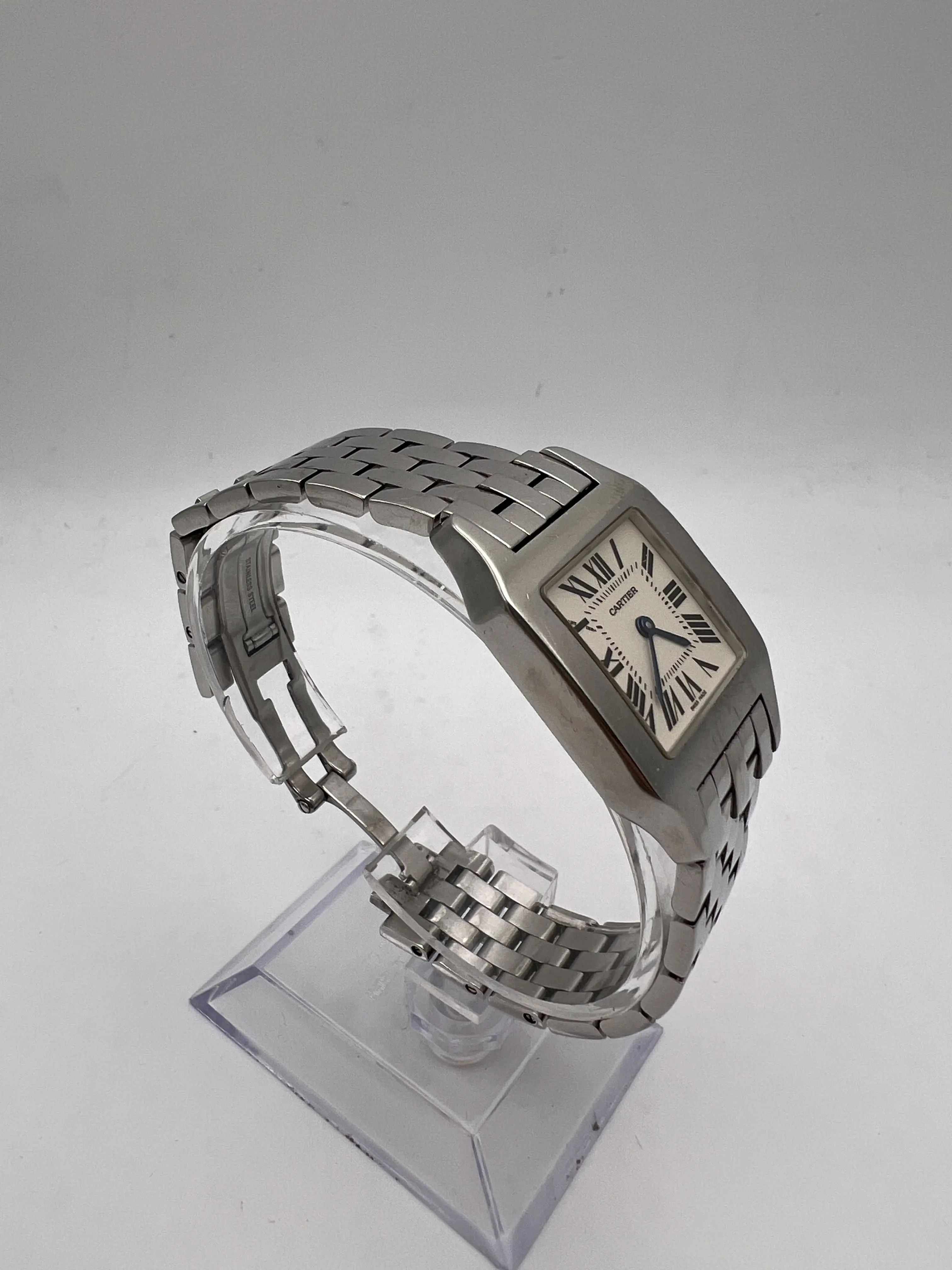 CARTIER SANTOS DEMOISELLE Quartz 26mm Steel Watch CARTIER SANTOS DEMOISELLE Quartz 26mm 6.63 DIAMOND Watch  main image 3