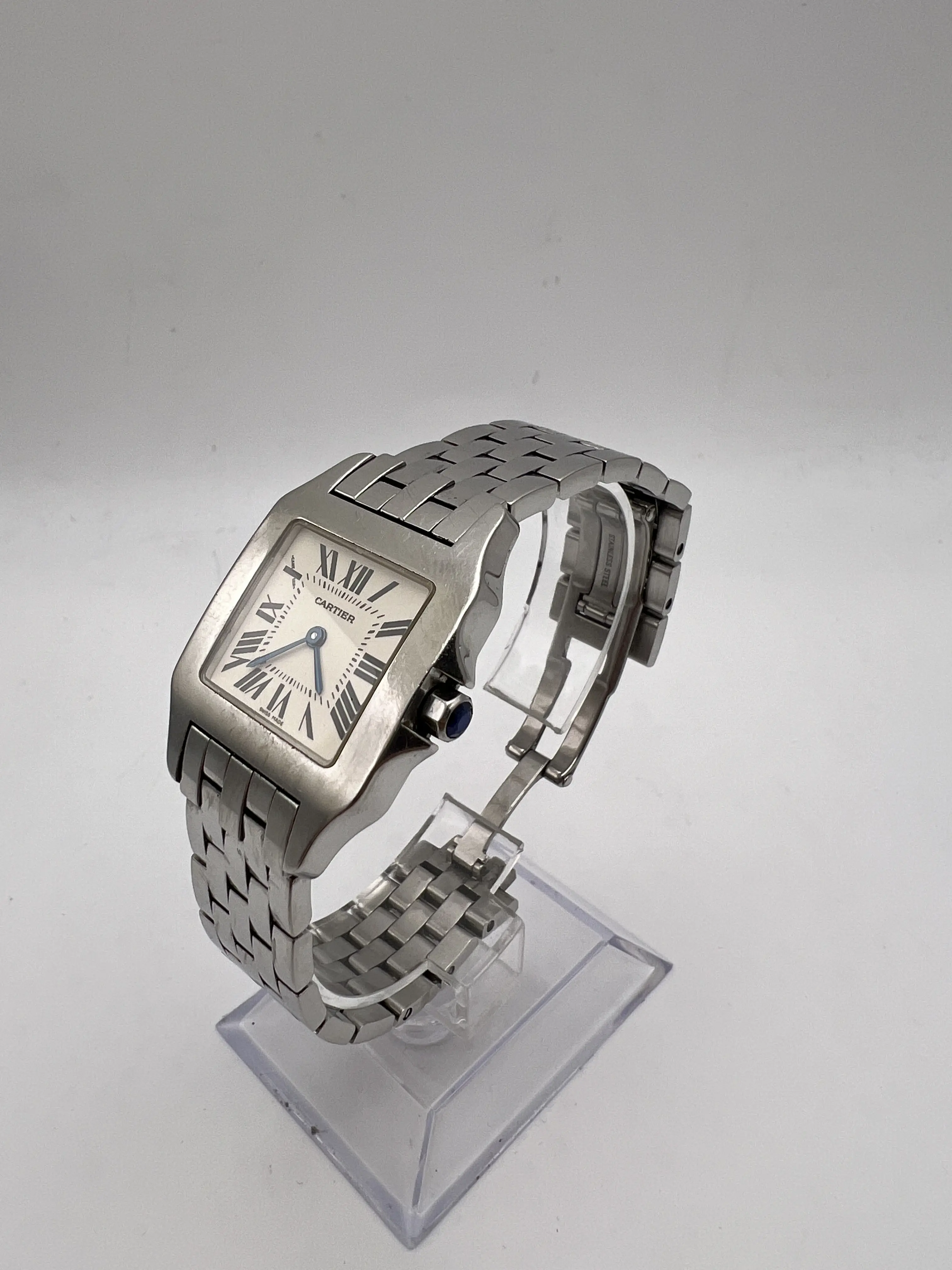 Cartier Santos Demoiselle Midsize 26mm Ivory Silver Dial W25065Z5