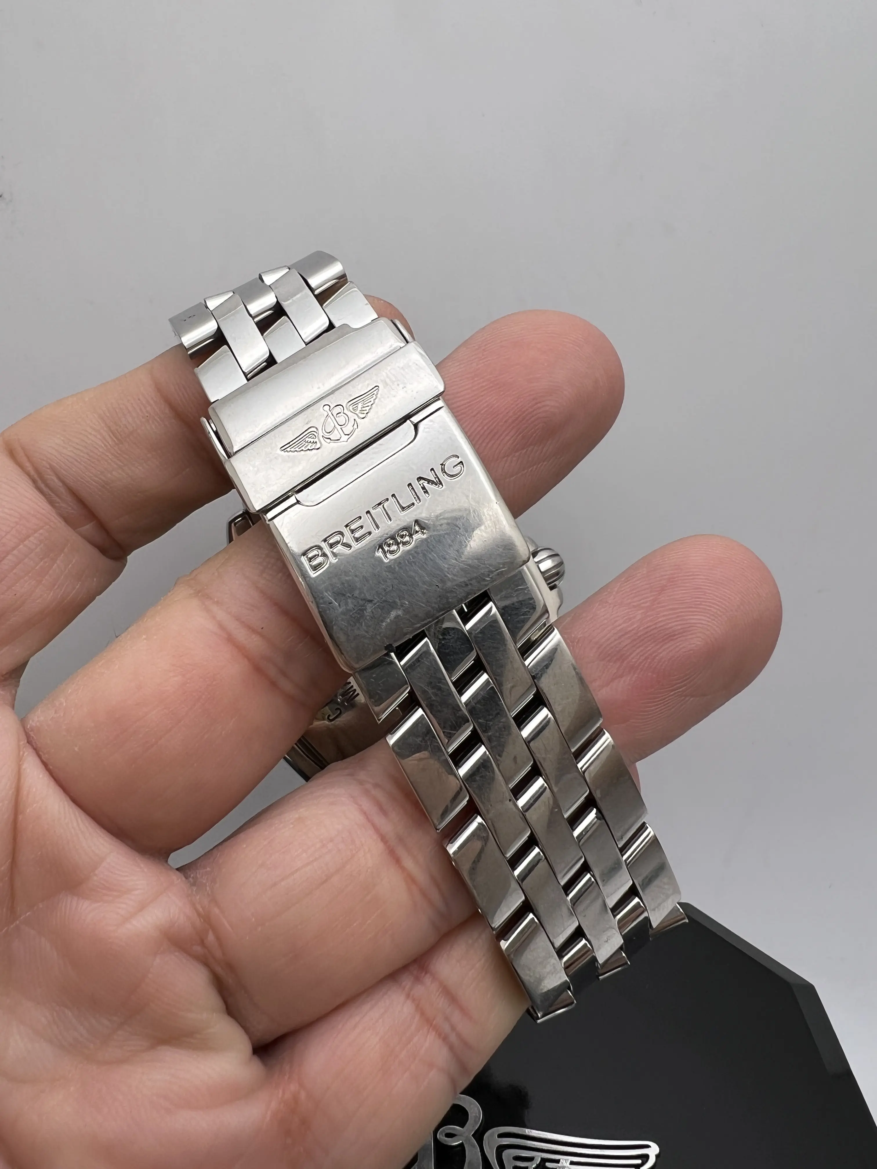 Breitling Chronomat Evolution 43mm Silver Dial Chronograph