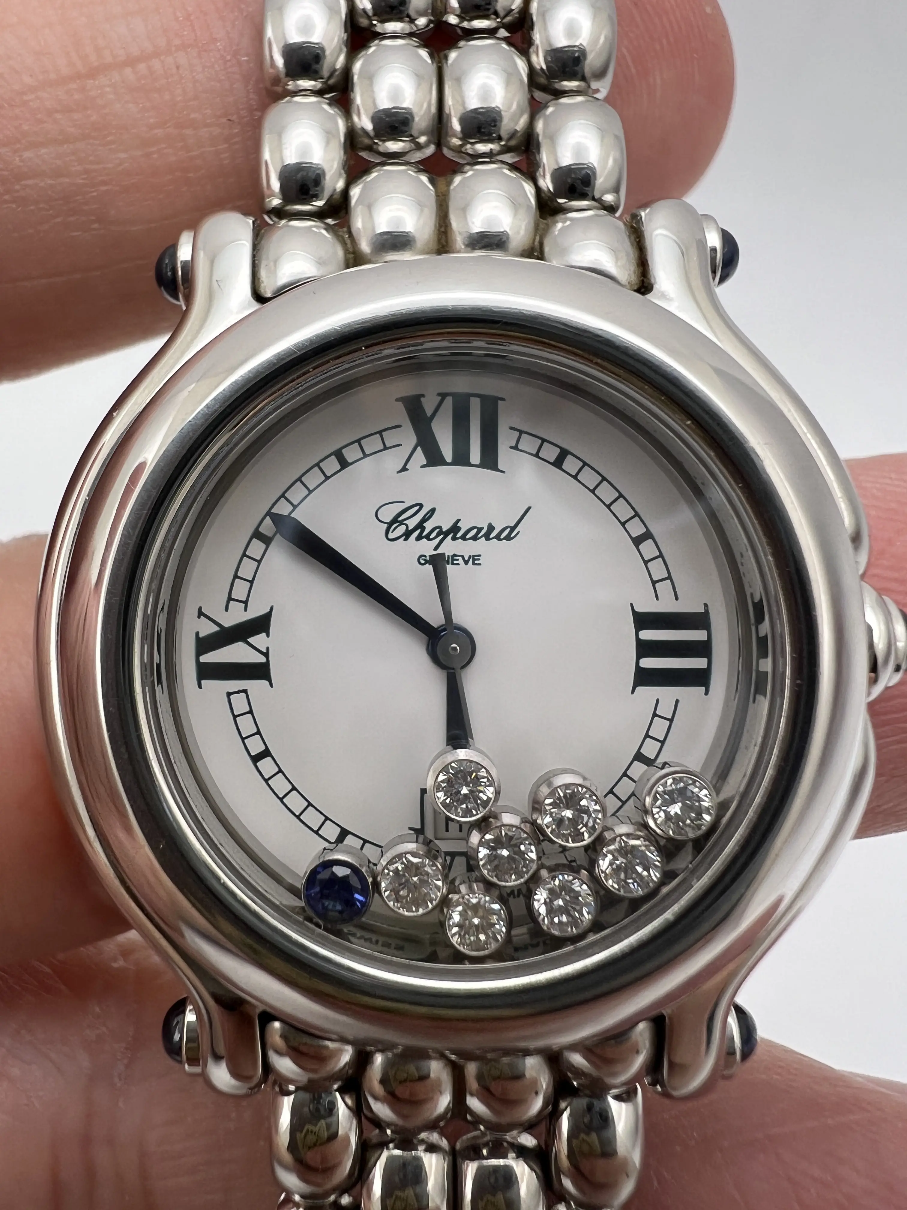 Chopard Happy Sport 27/8236-23 White Dial 8 Diamonds 1