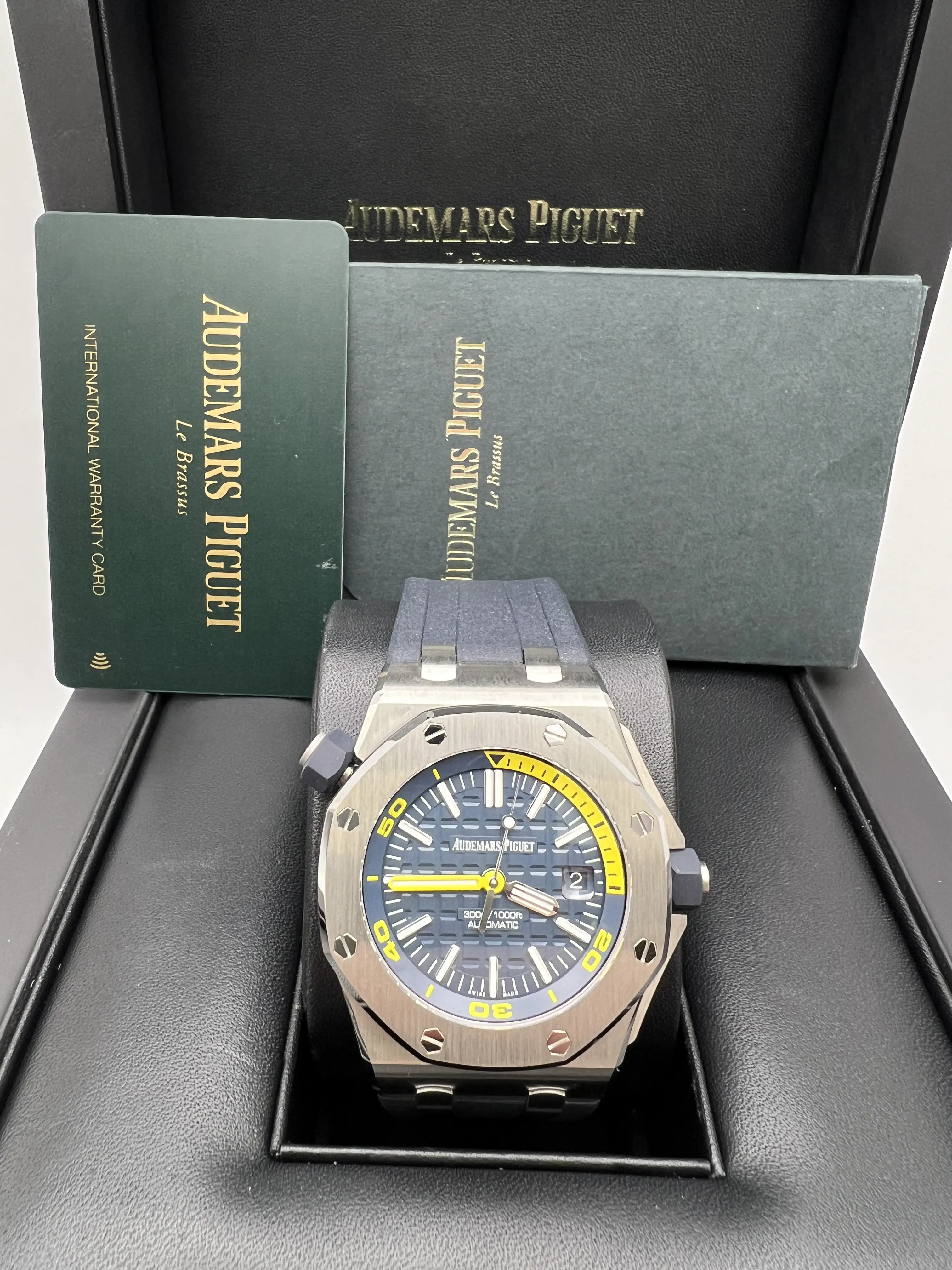 Audemars Piguet Royal Oak Offshore Diver Steel Blue Dial 15710ST
