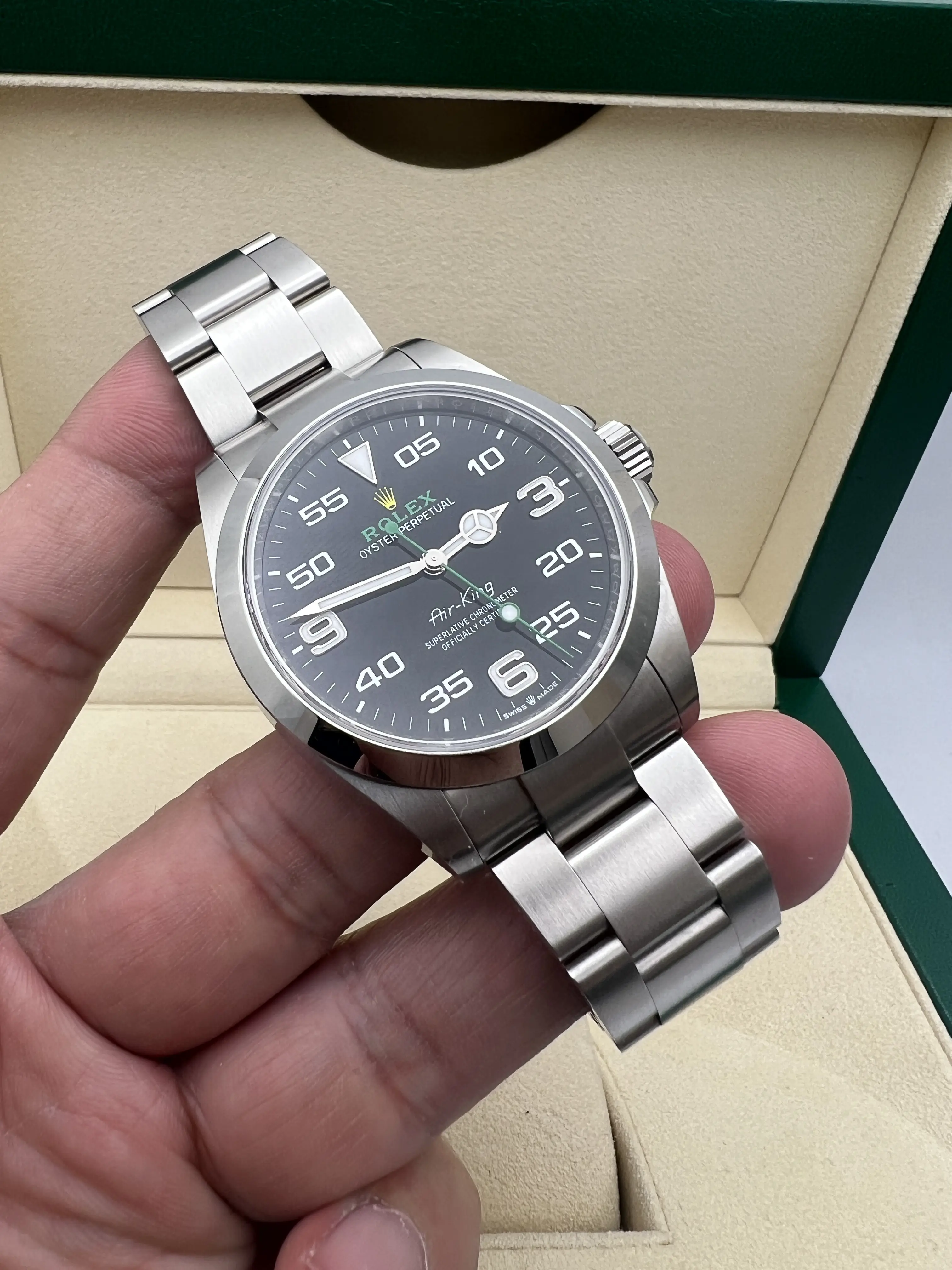 2023 New Model Full Set Rolex Air King 126900 40mm Box