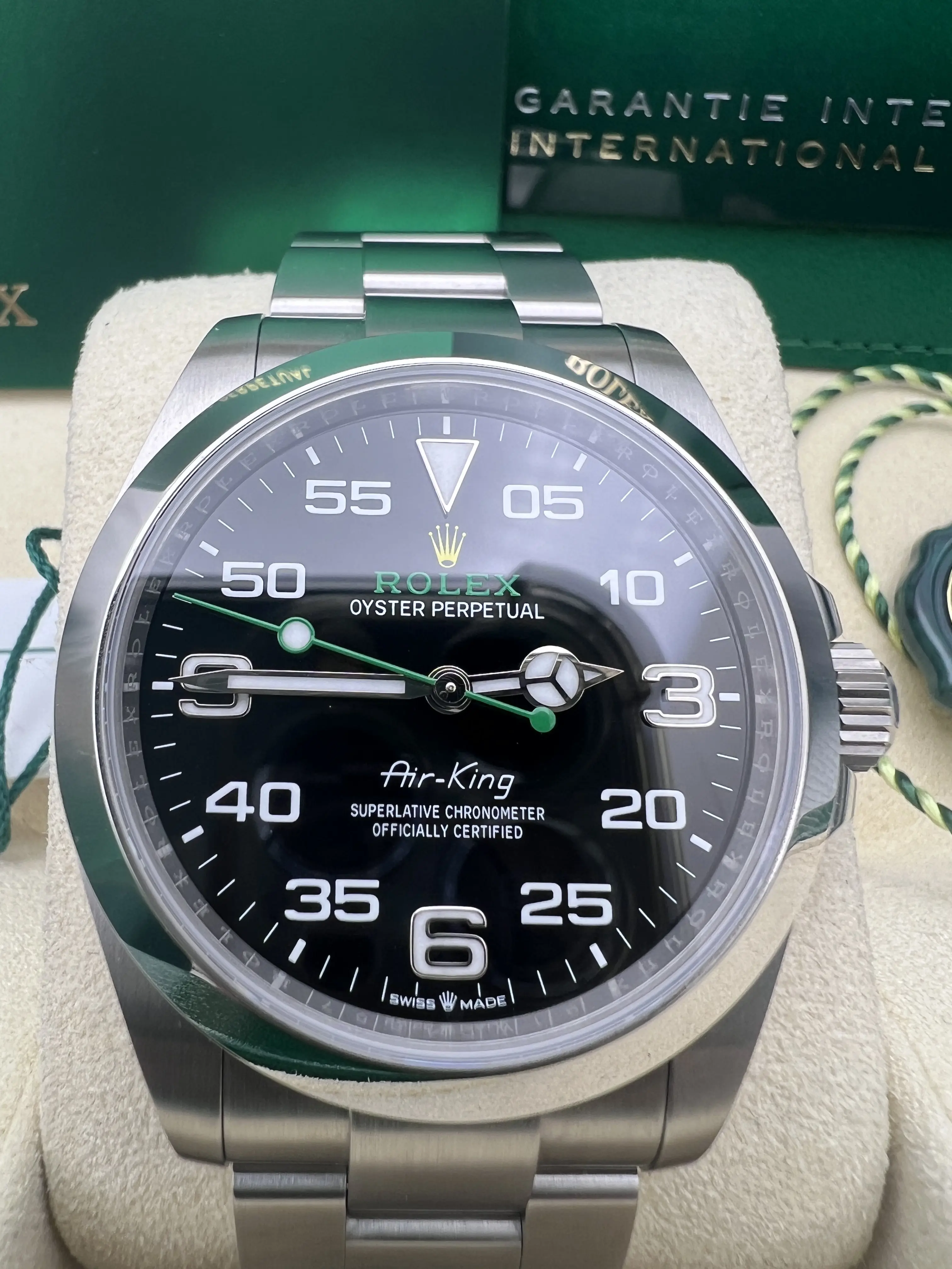 2023 New Model Full Set Rolex Air King 126900 40mm Box
