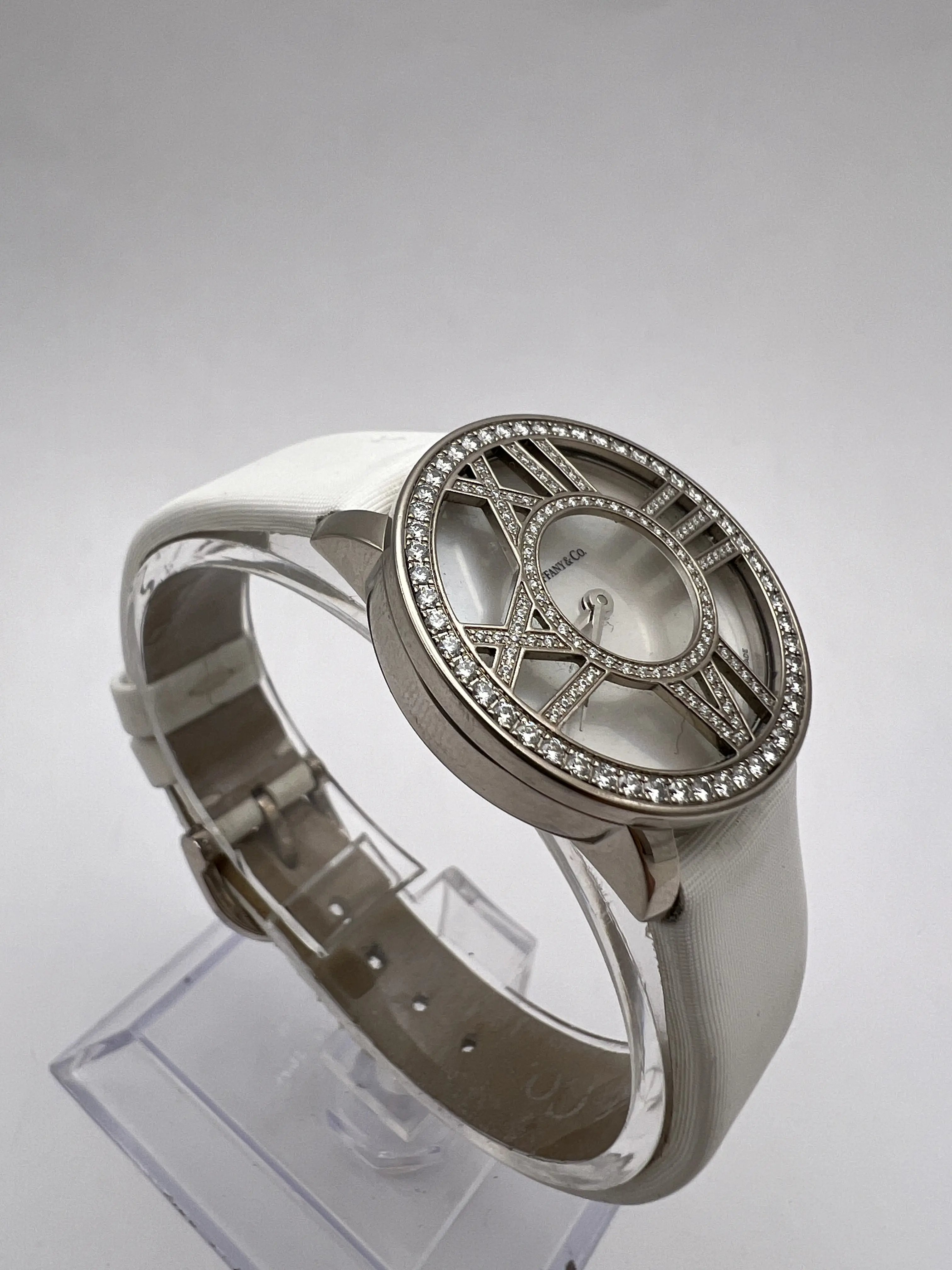 Tiffany & Co. Atlas WG and Diamond cocktail watch Tiffany & Co. Atlas Diamond 27mm 18K Gold Ladies Watch main image 2