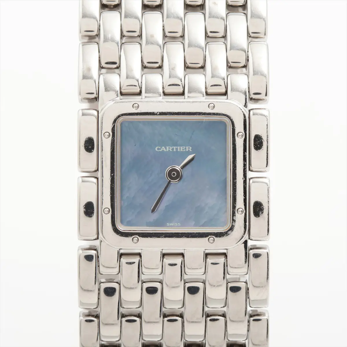 Cartier Panthère Ruban W61002T9 Blue Mother Of Pearl Dial Ladies