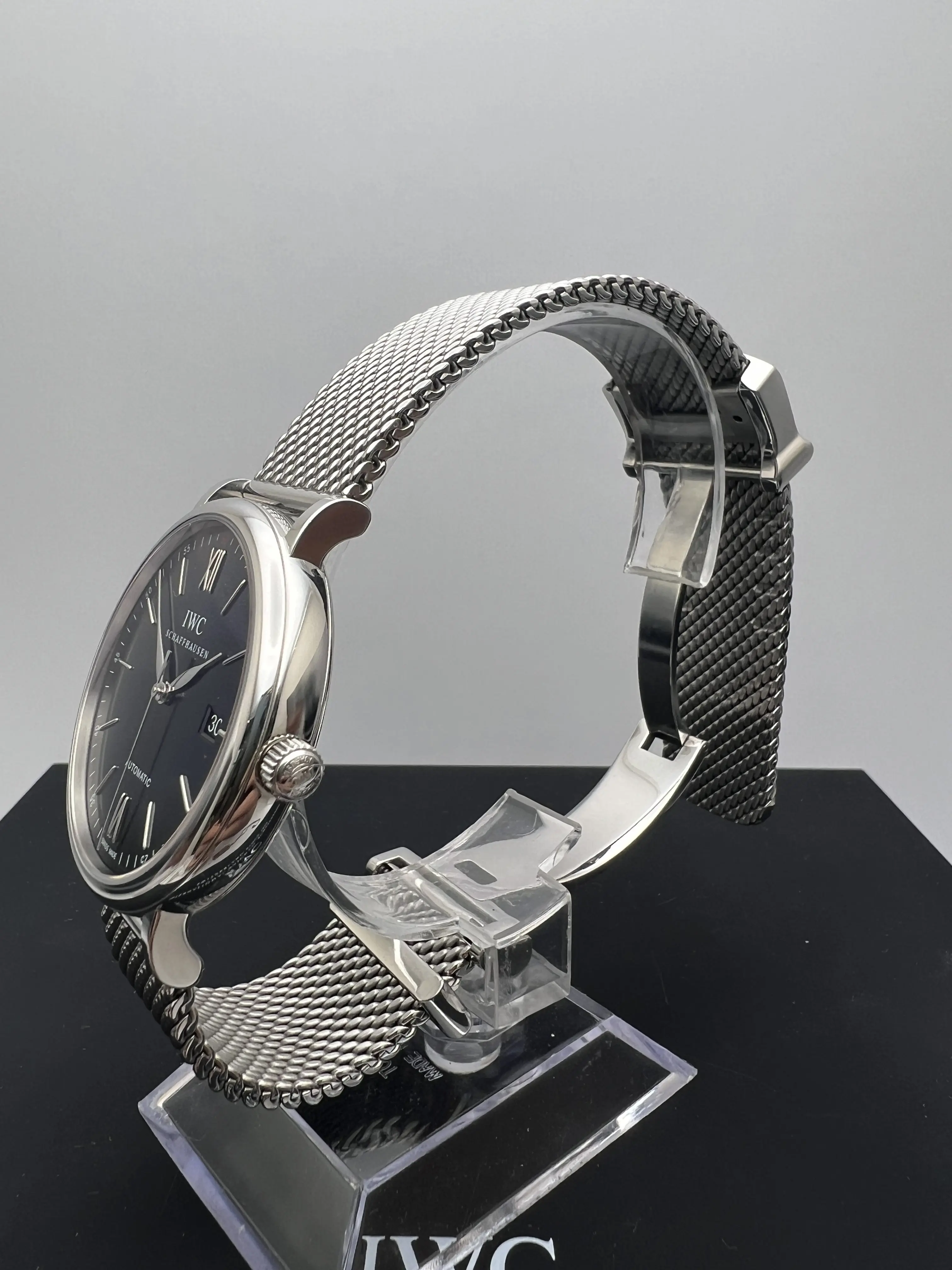 IWC Portofino 40mm IW356506 Black Dial Automatic Watch Box 