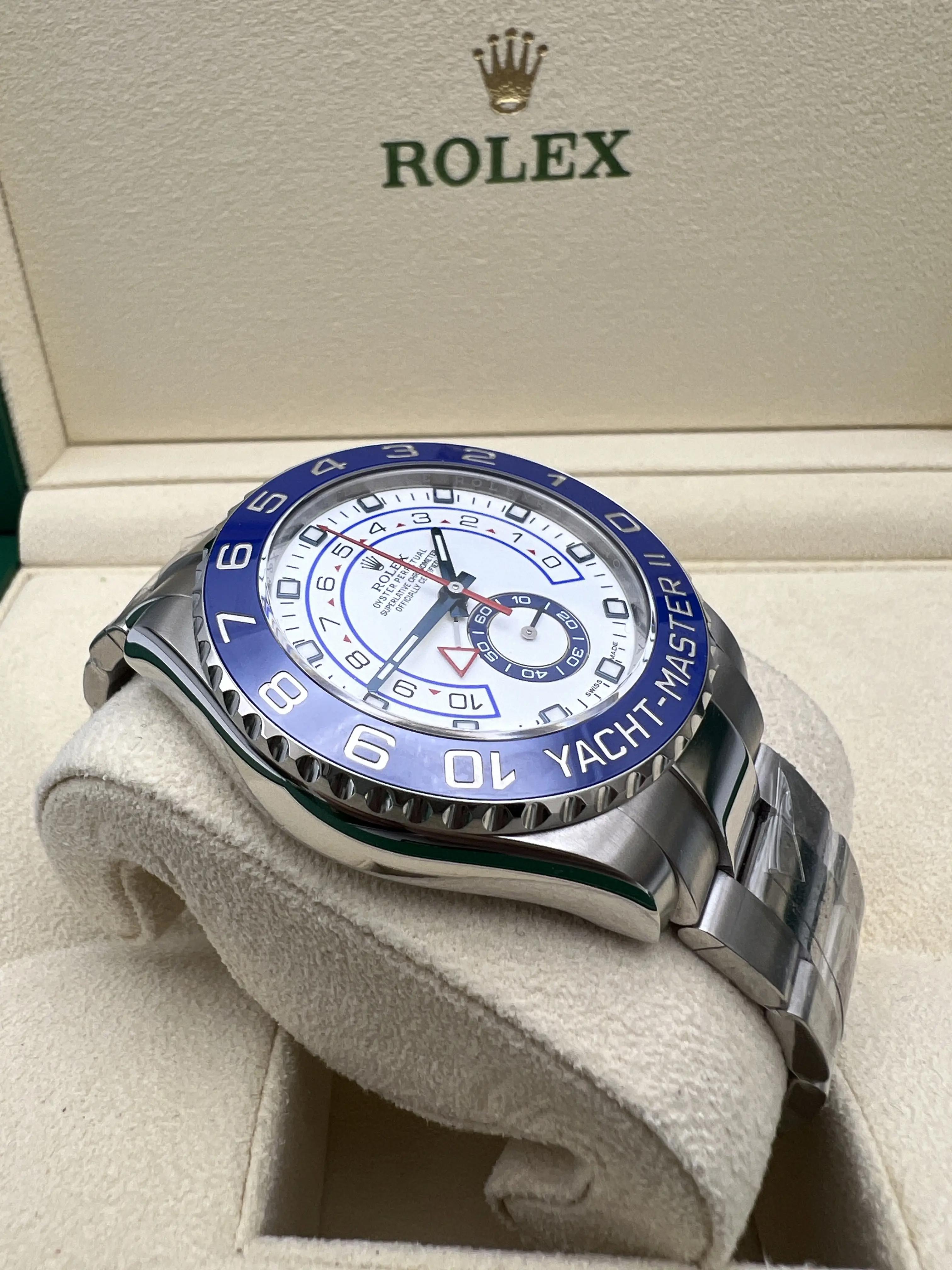 Pristine Rolex Yacht-Master II 44mm 116680 Blue Ceramic Bezel