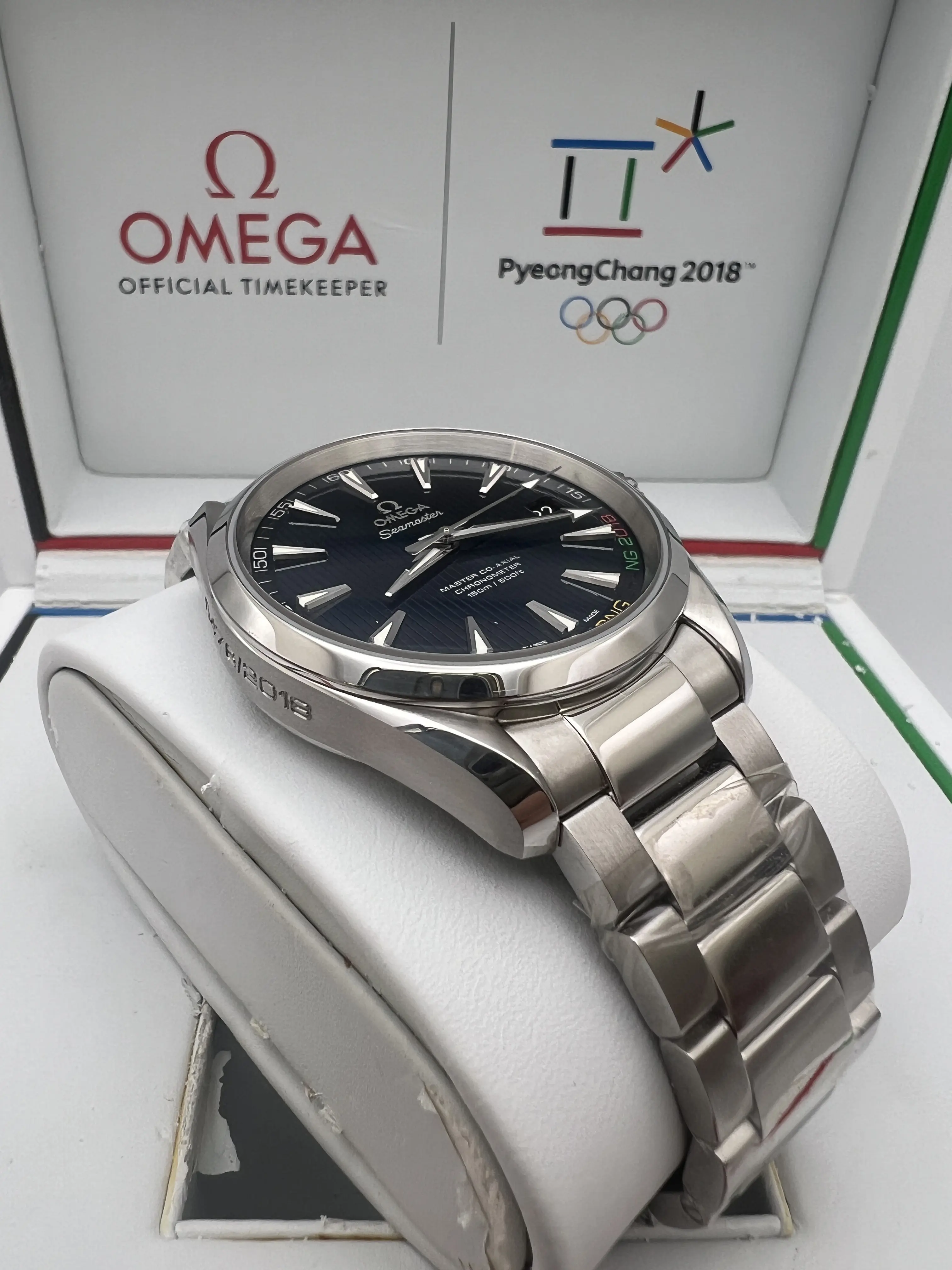 Omega Seamaster 522.10.42.21.03.001 Blue Dial PyeongChang