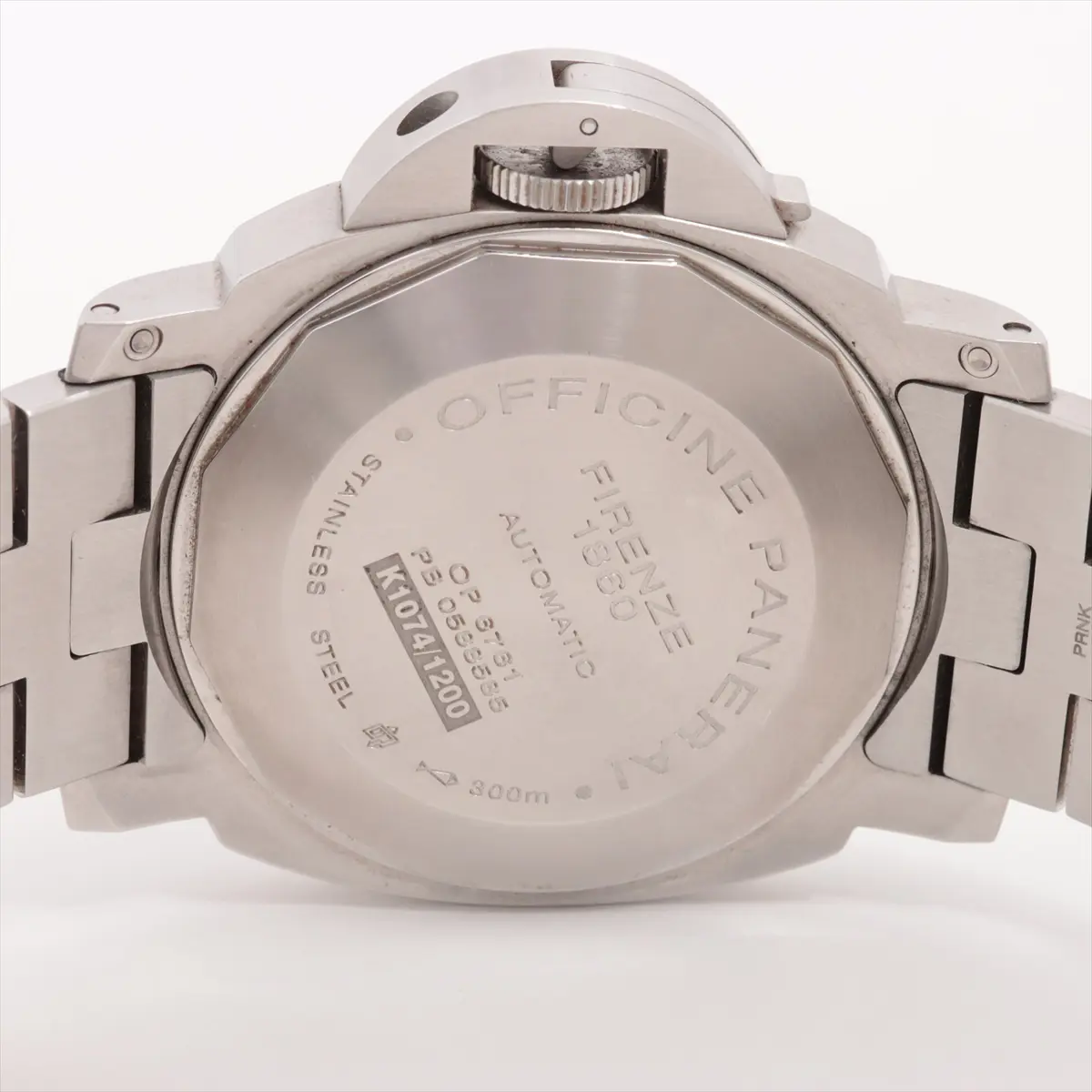 Panerai Luminor GMT 44mm PAM00297 Black Dial Steel Bracelet