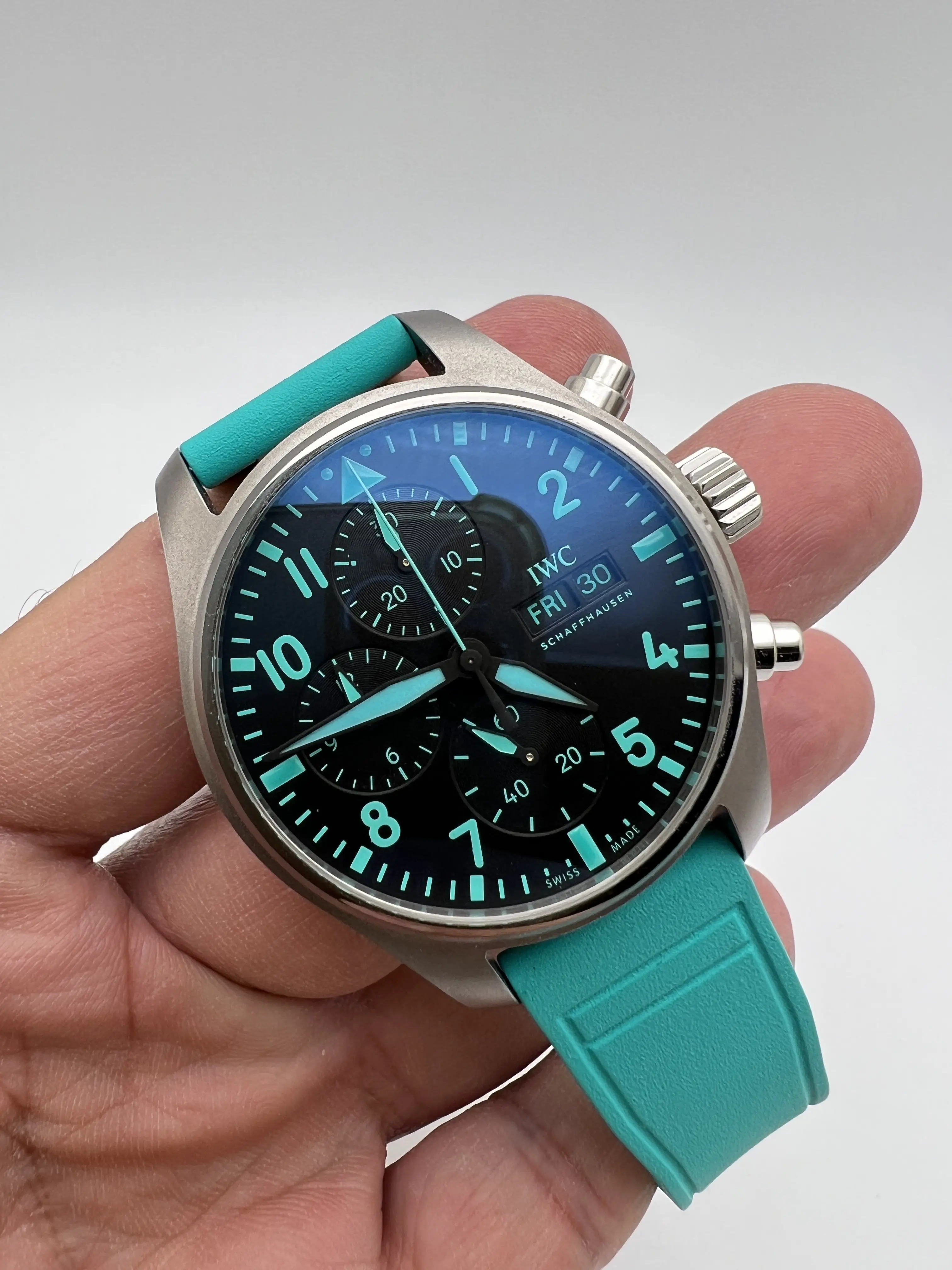 2024 IWC Pilots Chronograph 41MM Mercedes-AMG Petronas Formula One