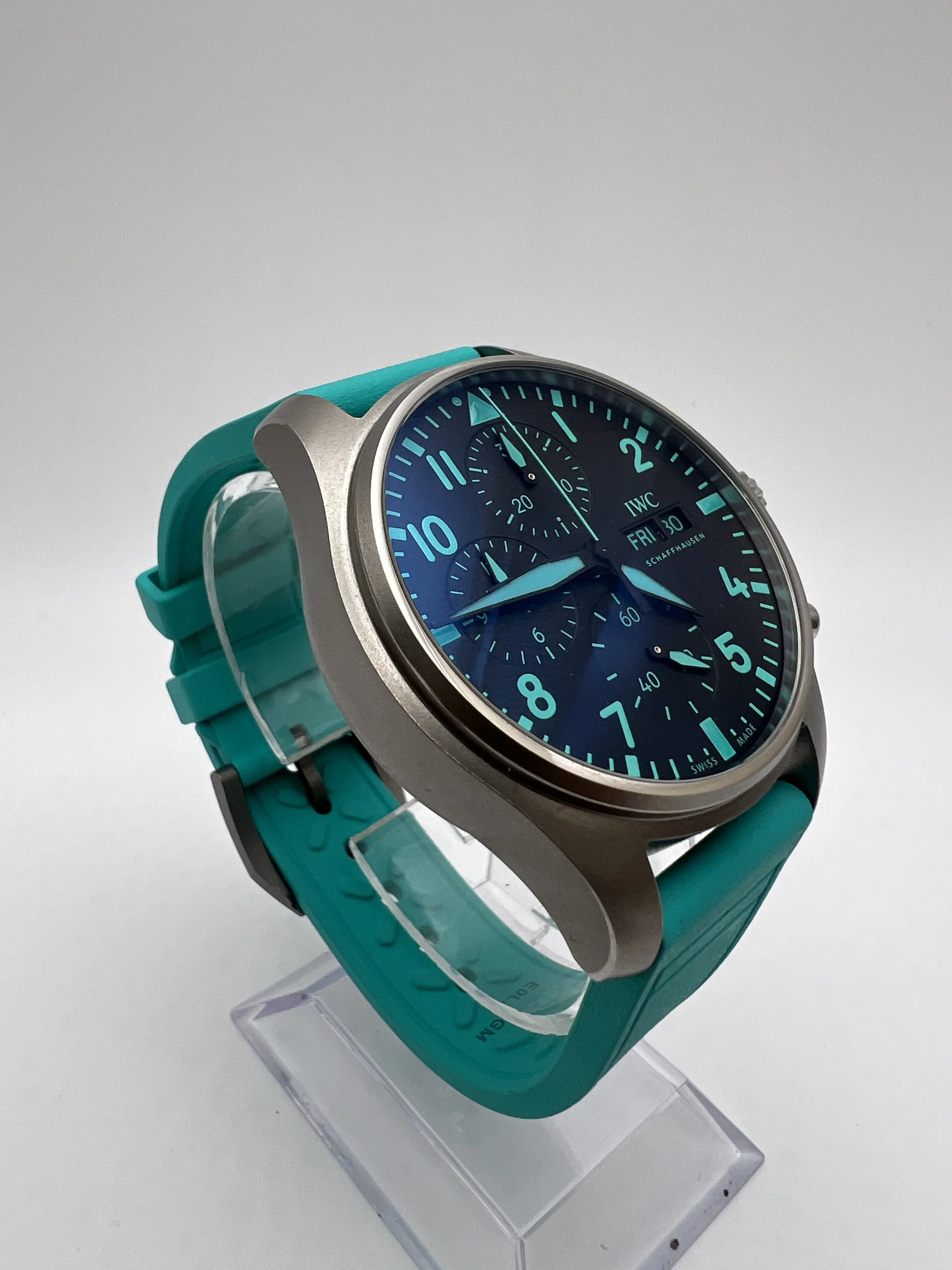 ファッション 2024 IWC Pilots Chronograph 41MM Mercedes-AMG Petronas レーシング