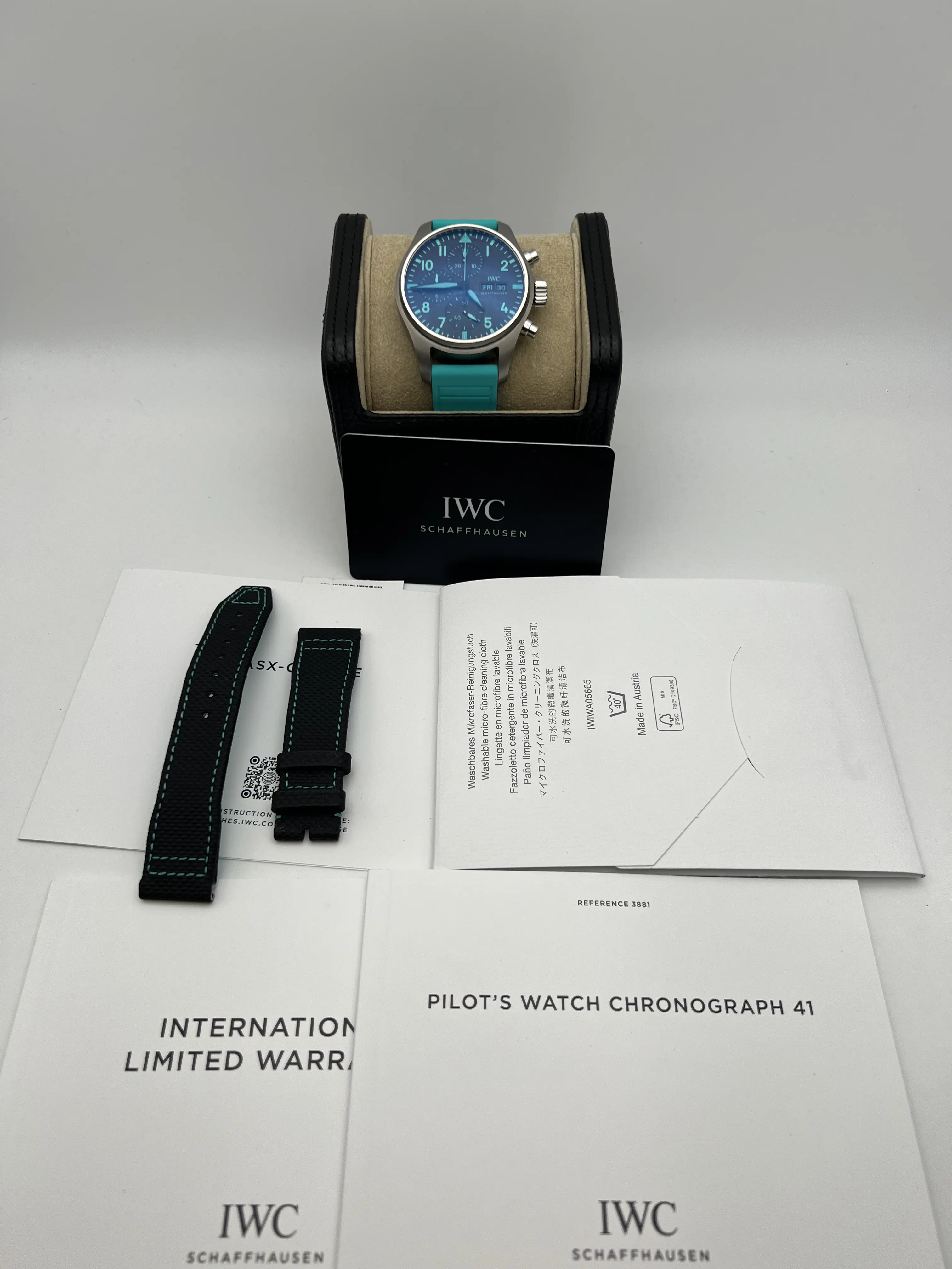 2024 IWC Pilots Chronograph 41MM Mercedes-AMG Petronas
