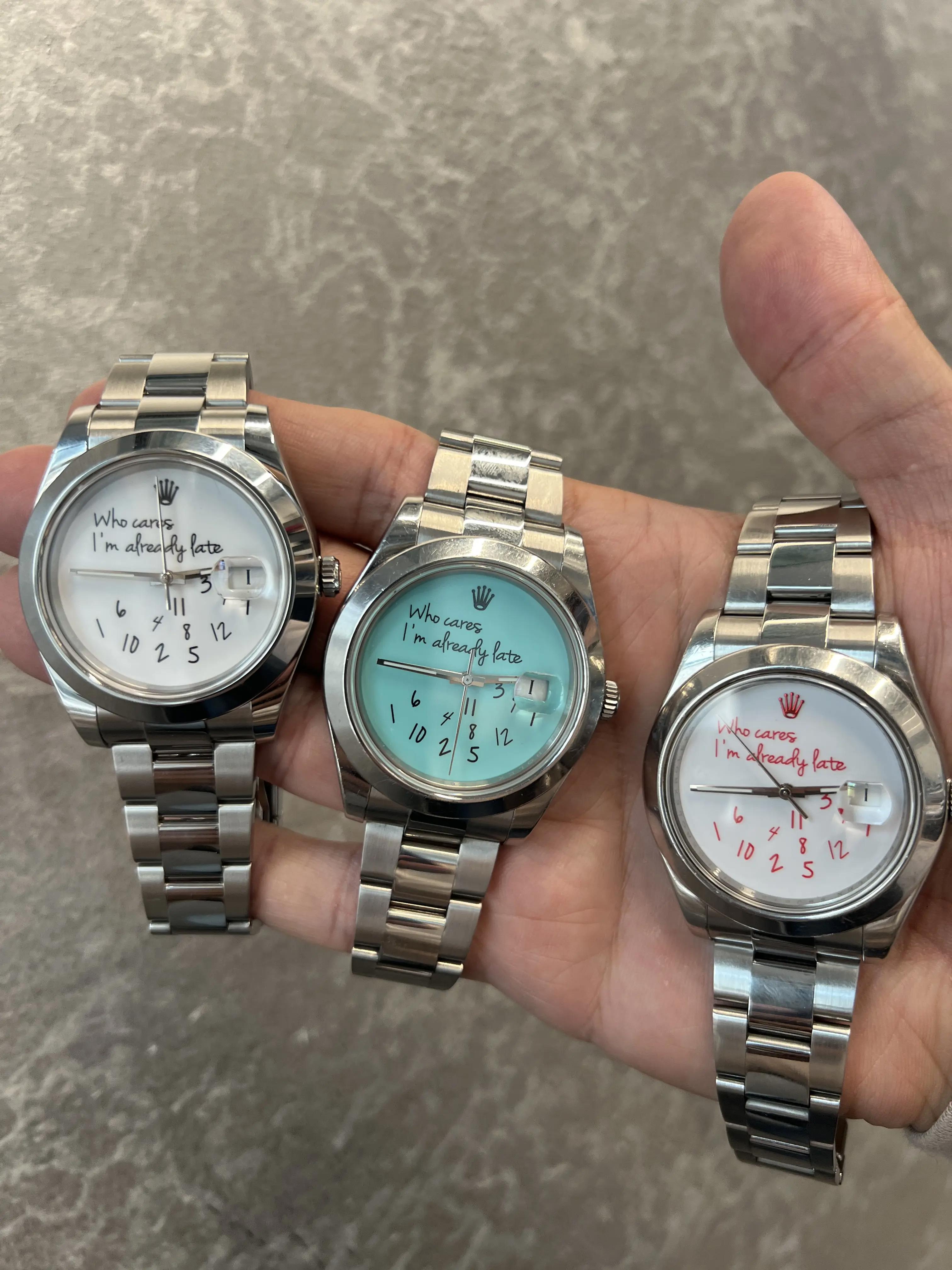 Rolex Datejust 41mm 116300 Custom Turquoise Who Cares I'm Already