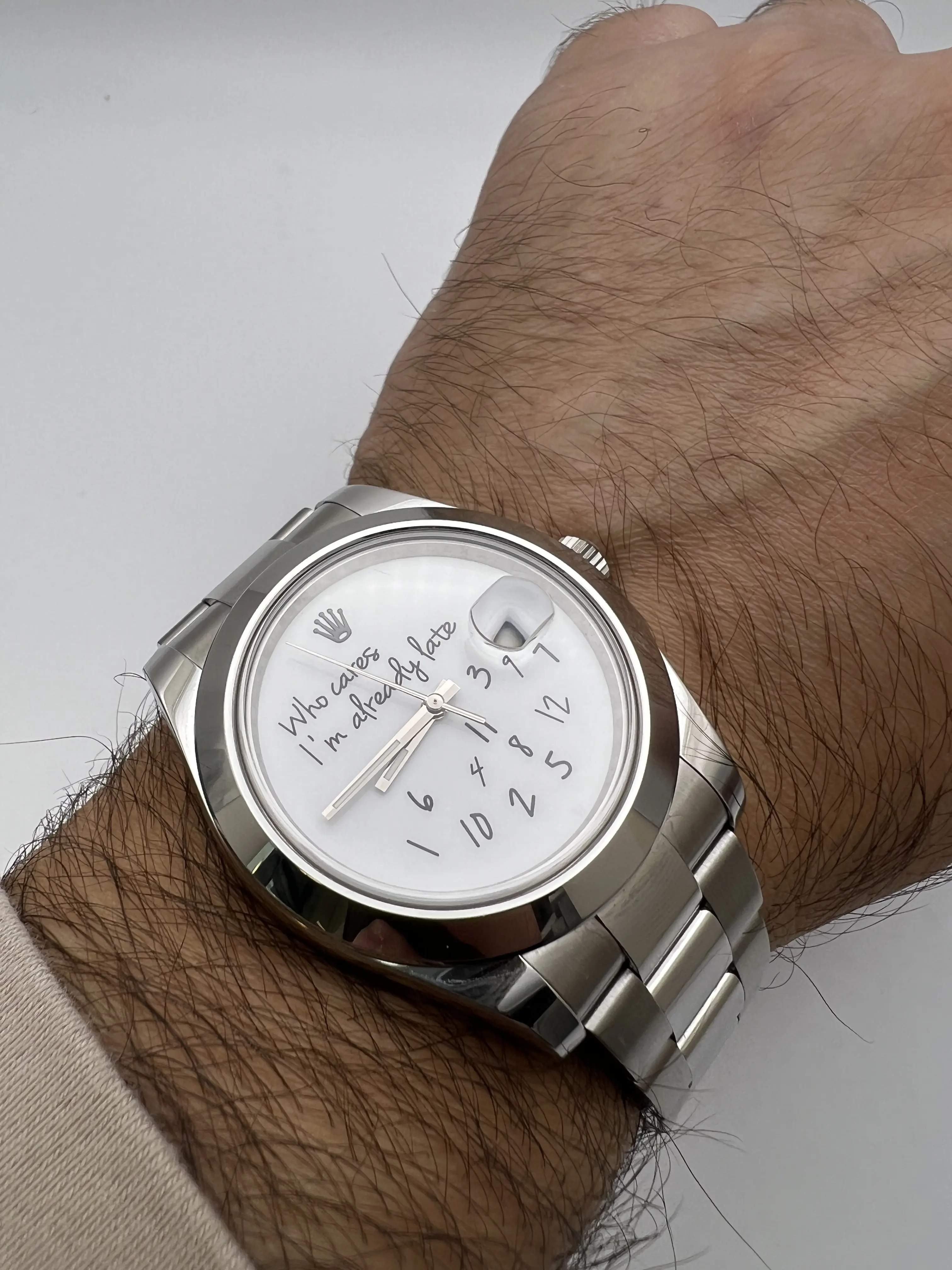 ２０２２’s ★ Rolex ★ Neck-Strap White★新品未使用 Rubber Strap for Rolex Oyster Perpetual 39mm(6 digits