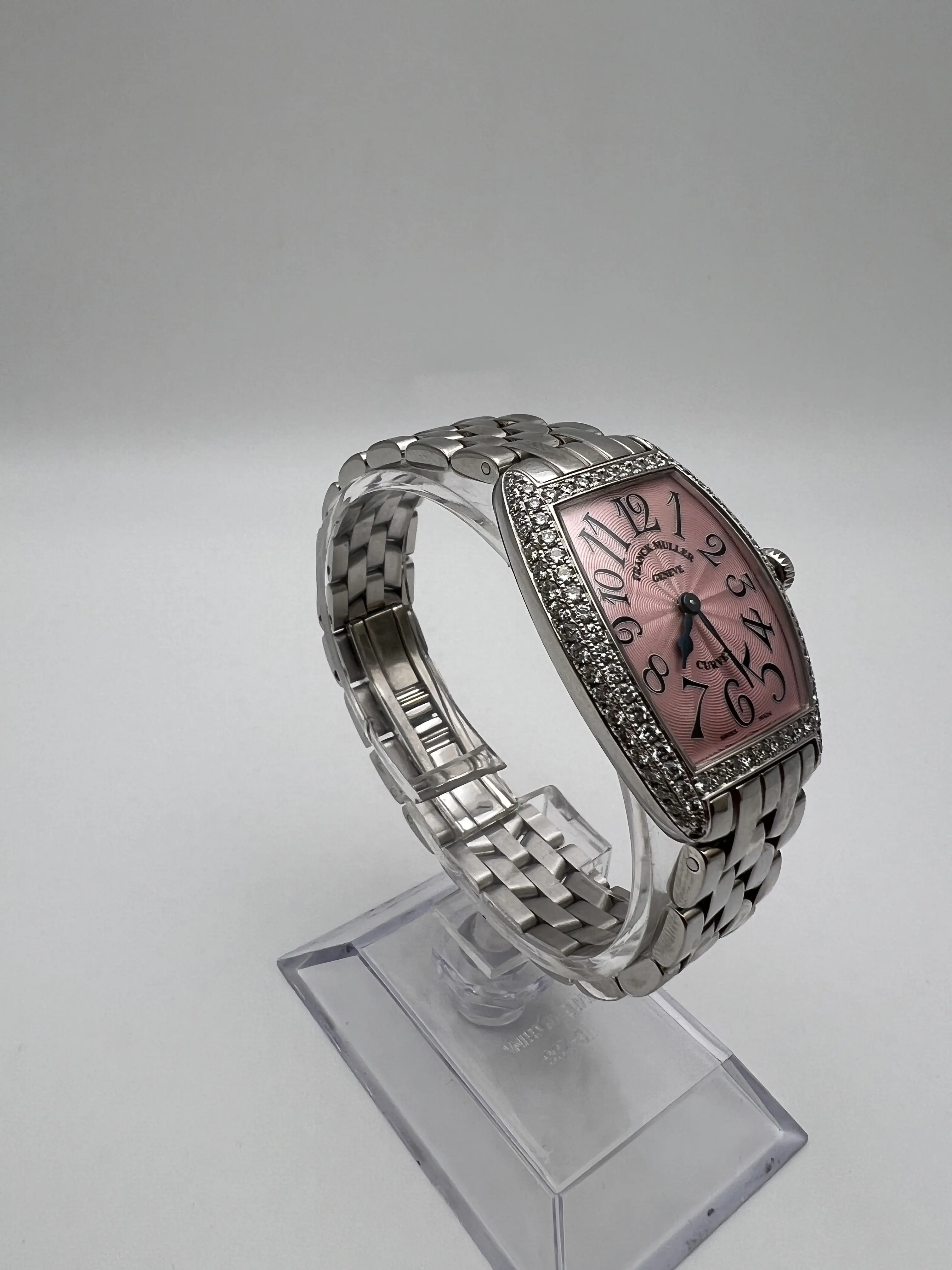 【オープニング大セール】 QZ 1752 Curvex Ladies Muller Franck D Dial Arabic Pink パラゴン
