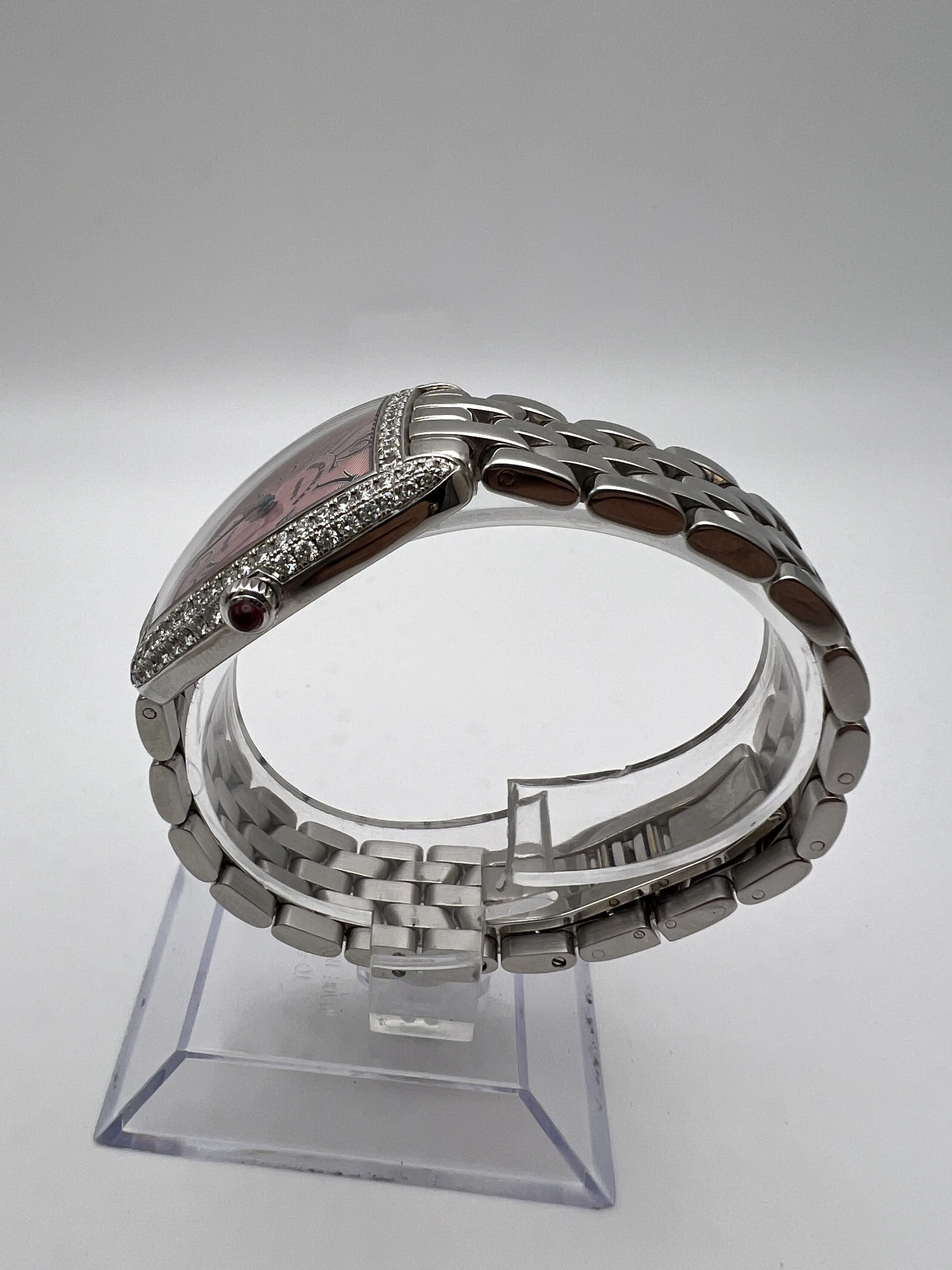 Franck Muller Ladies Curvex 1752 QZ D Pink Arabic Dial
