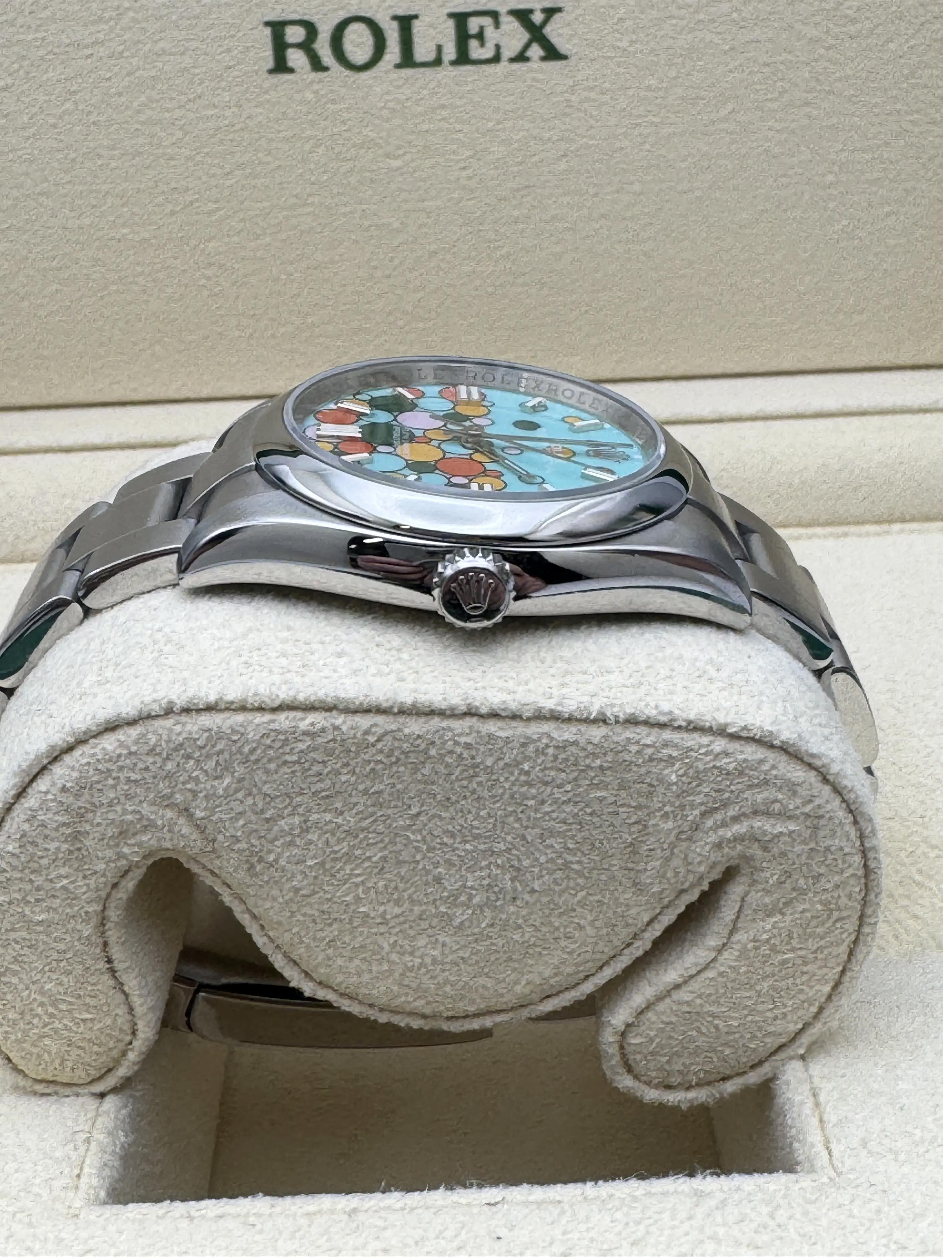 Rolex Oyster Perpetual 116000 36mm Custom Celebration Dial Box