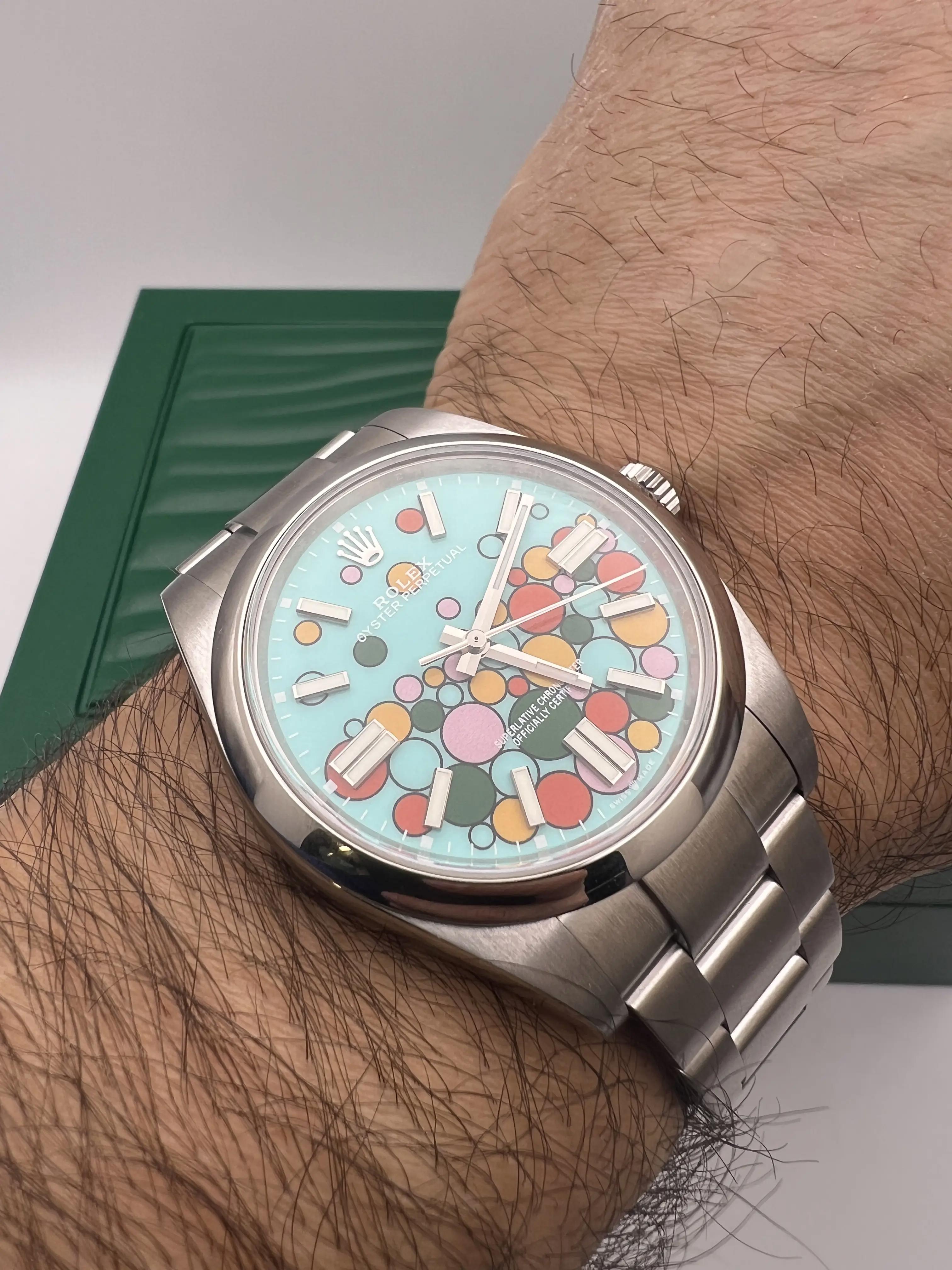 【正規通販】 Oyster Rolex Perpetual Dial Celebration Custom 39mm 114300 家具・インテリア