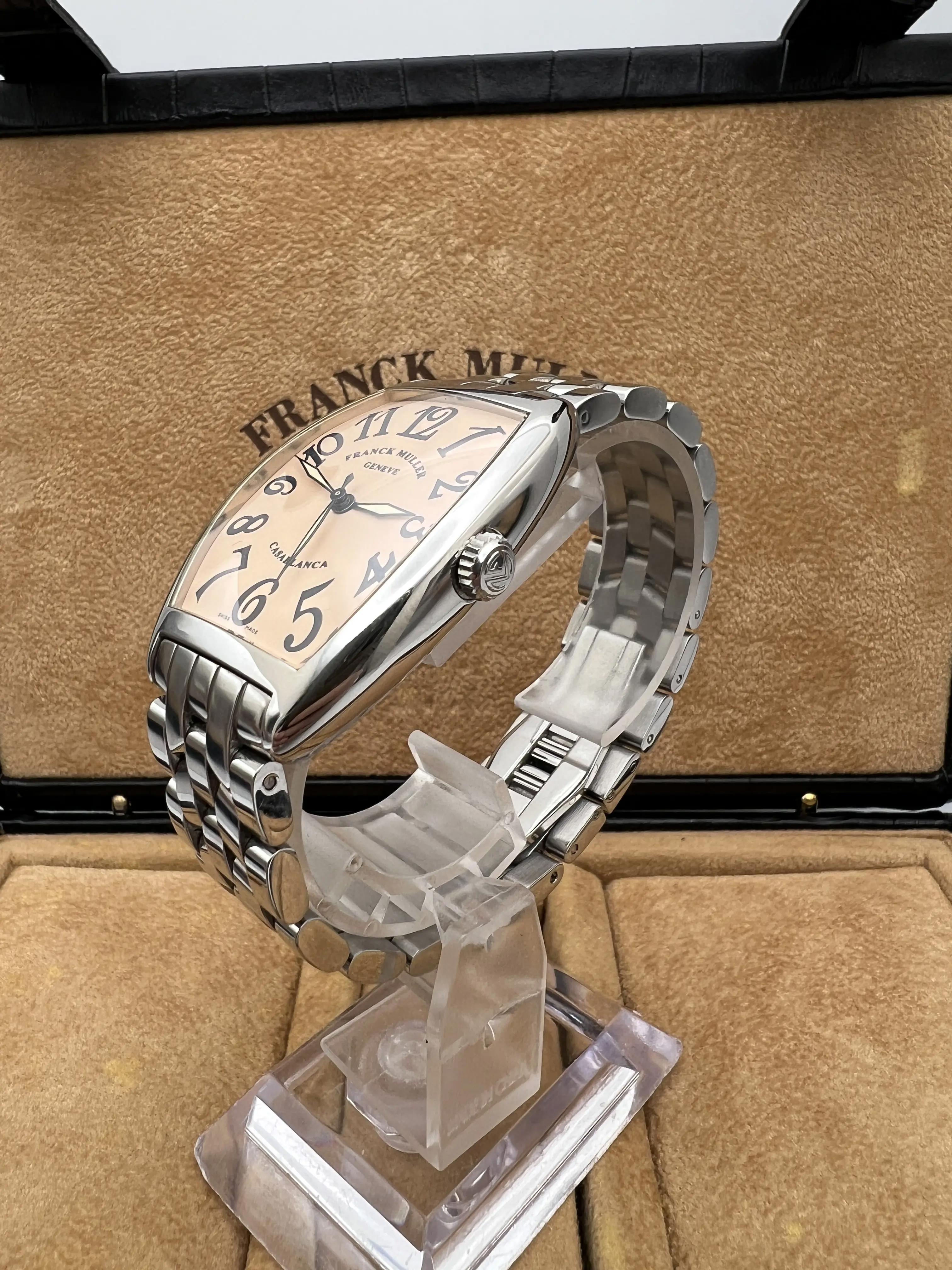 Franck Muller Casablanca 31mm x 36mm 2852 Salmon Pink Arabic Dial