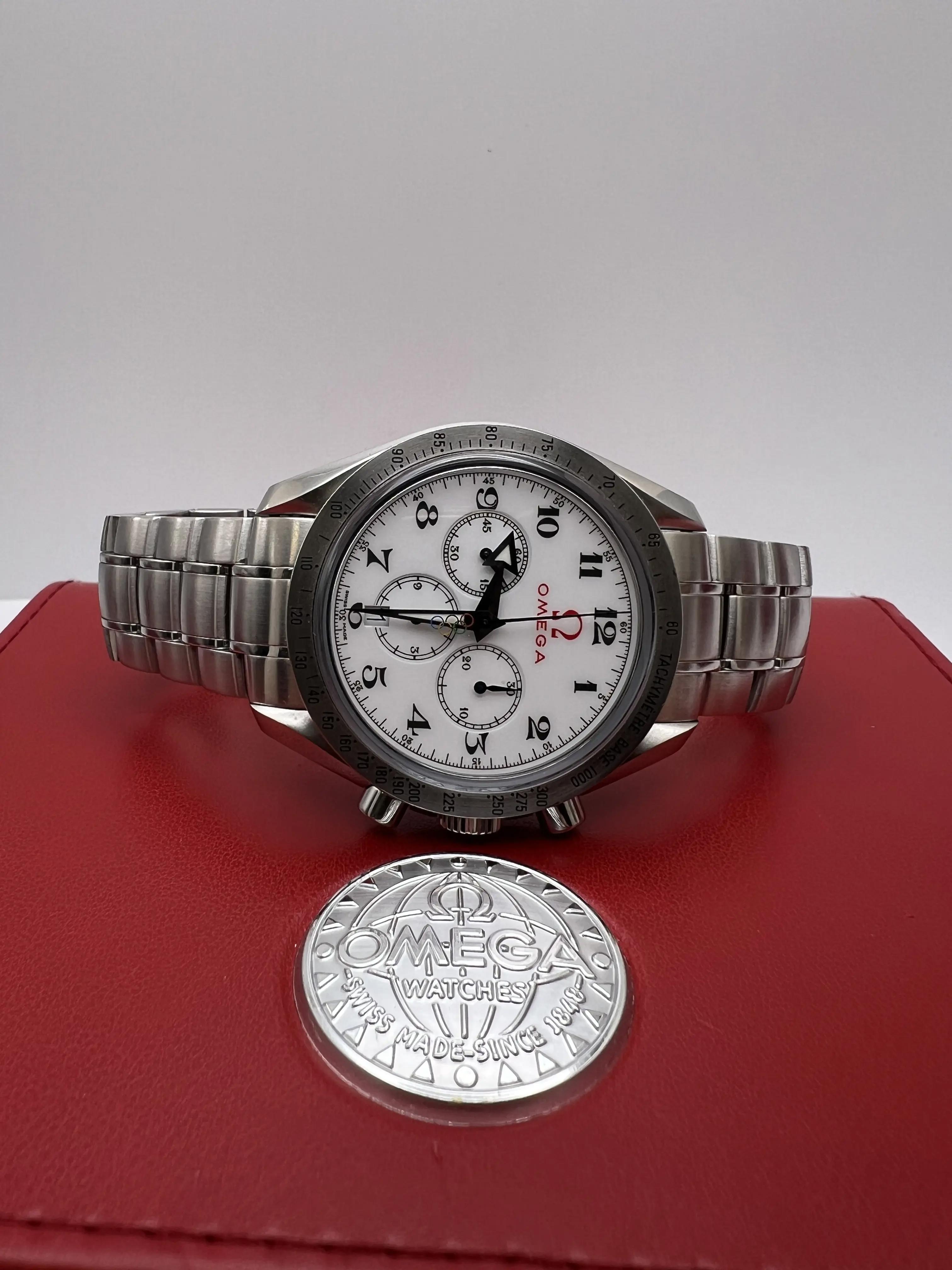 Omega Speedmaster 42mm Broad Arrow Olympic Games White 321.10