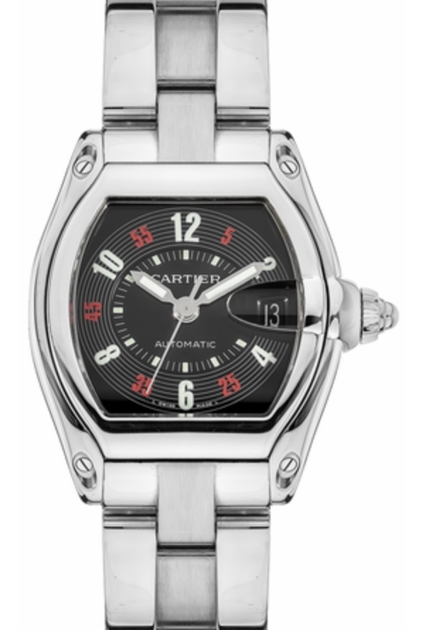 Cartier Roadster Black Vegas Dial 38mm Box Papers W62002V3 | eBay