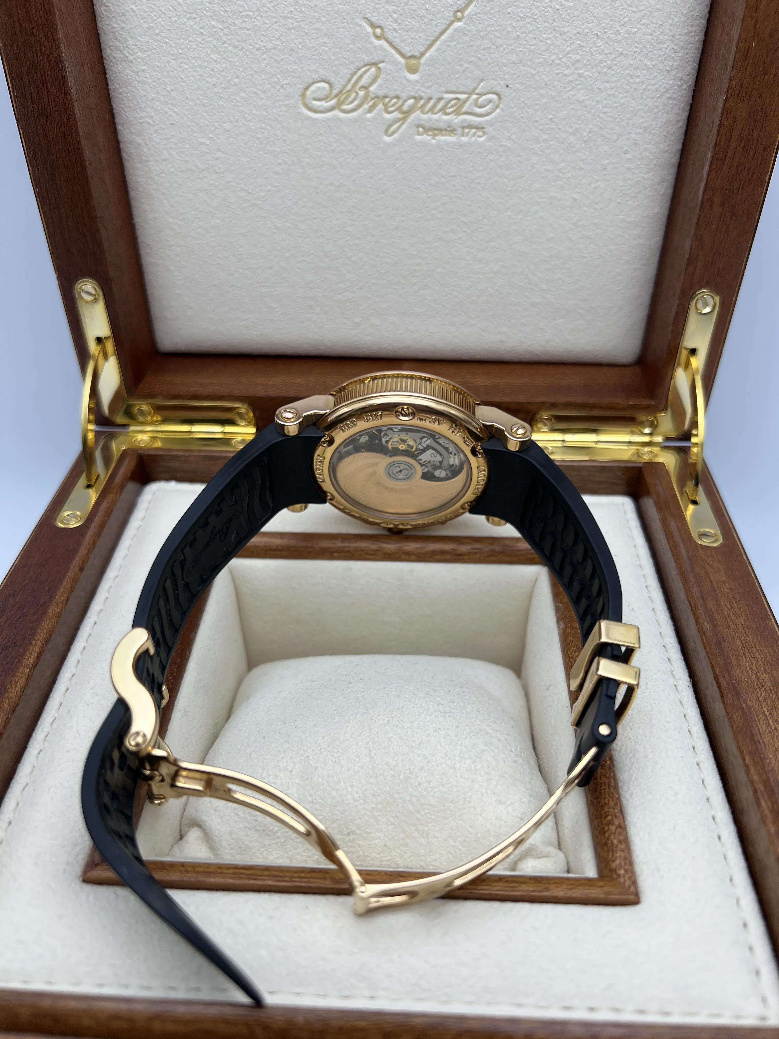 Breguet Marine Chronograph 42mm 18K Rose Gold Box Set 5827BR/Z2