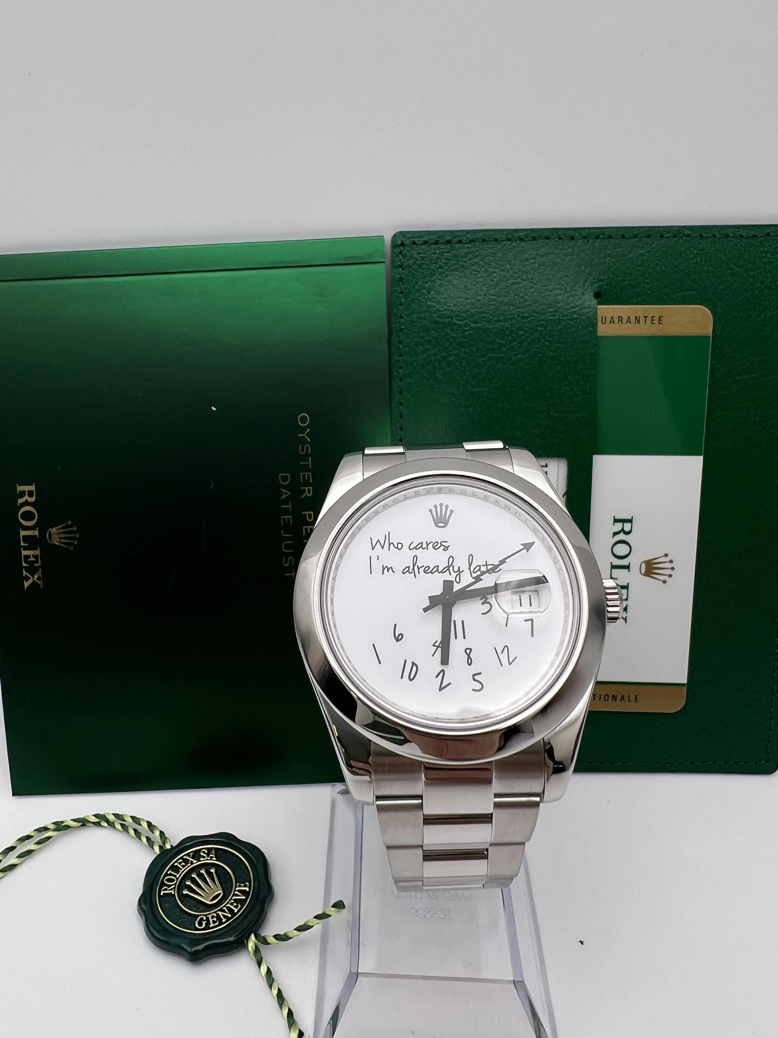 Rolex Datejust 41mm 116300 Who Cares I