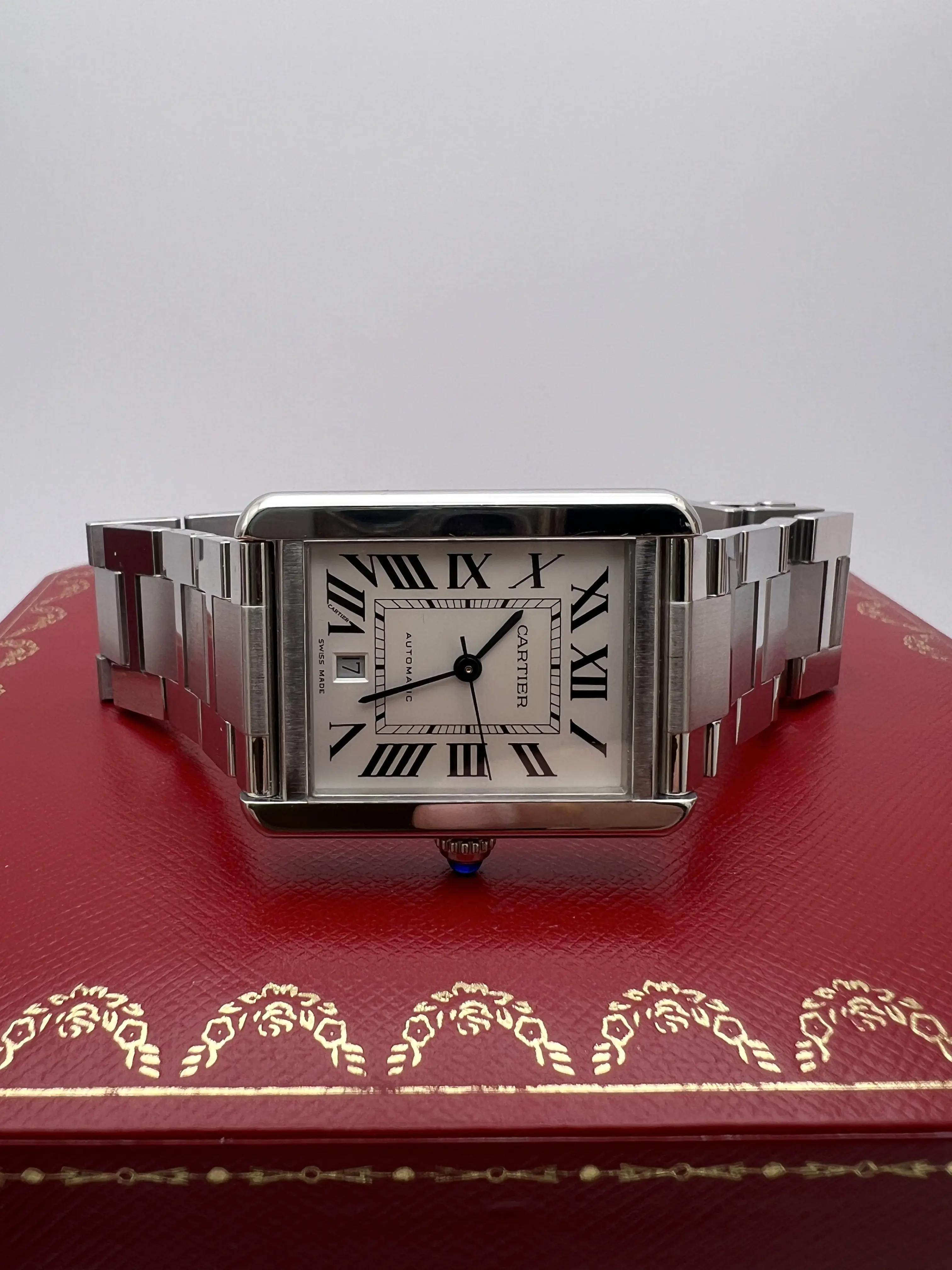 Cartier Tank Solo XL 31 x 41mm W5200028 Silver Dial Steel