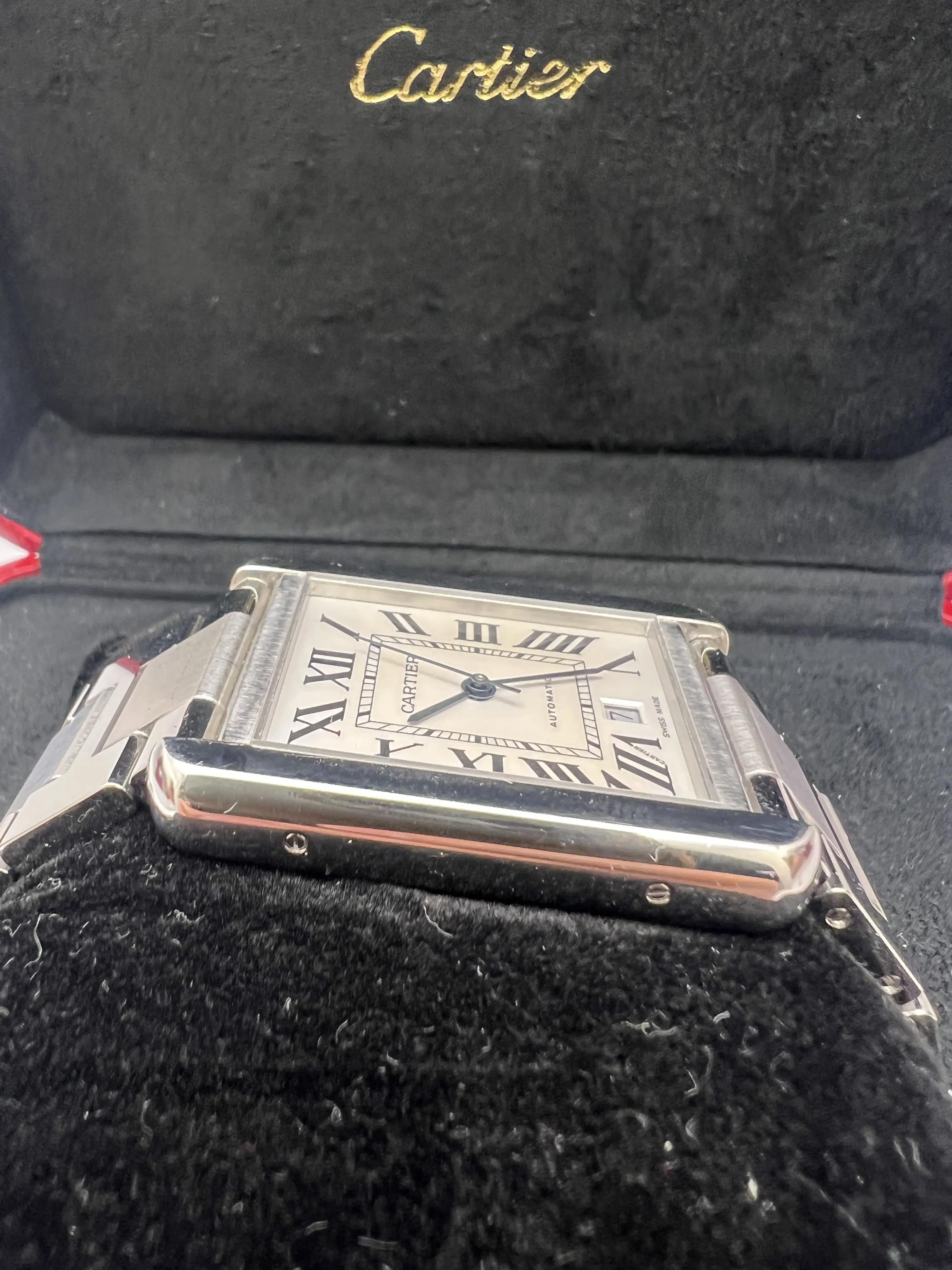 Cartier Tank Solo XL 31 x 41mm W5200028 Silver Dial Steel