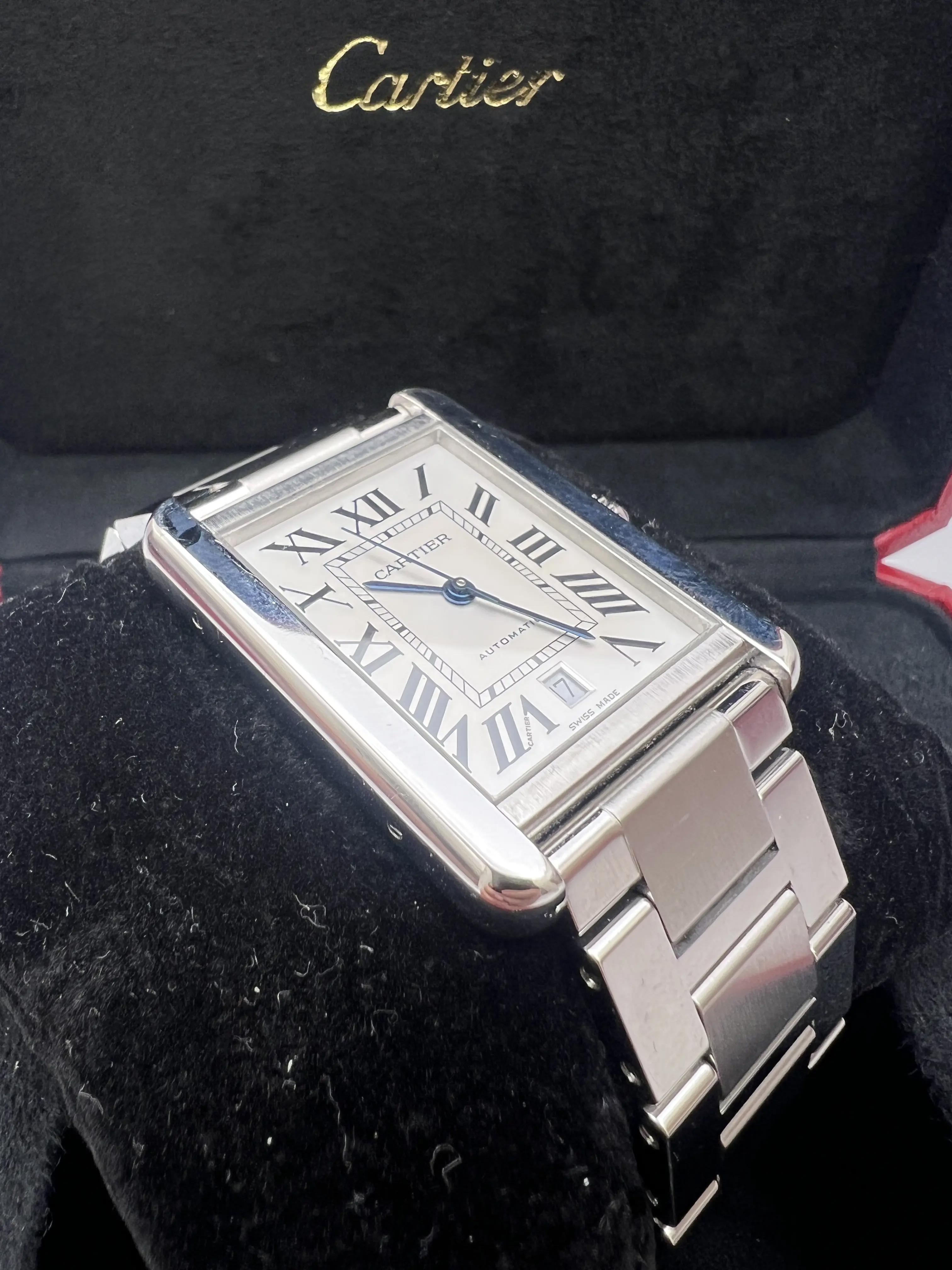 Cartier Tank Solo XL 31 x 41mm W5200028 Silver Dial Steel