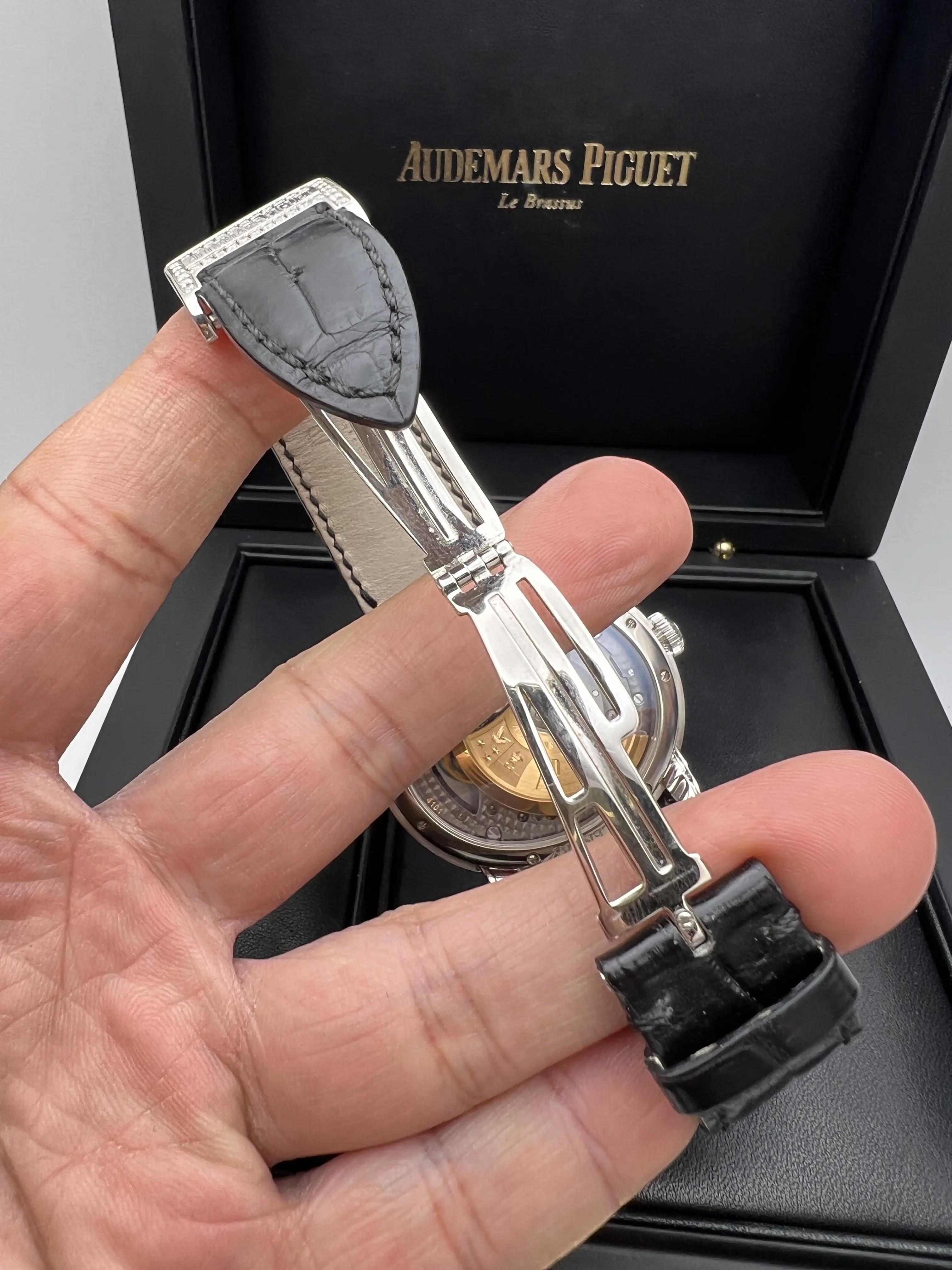 Audemars Piguet Millenary 15350ST Full Custom Set Diamonds 5 CTTW