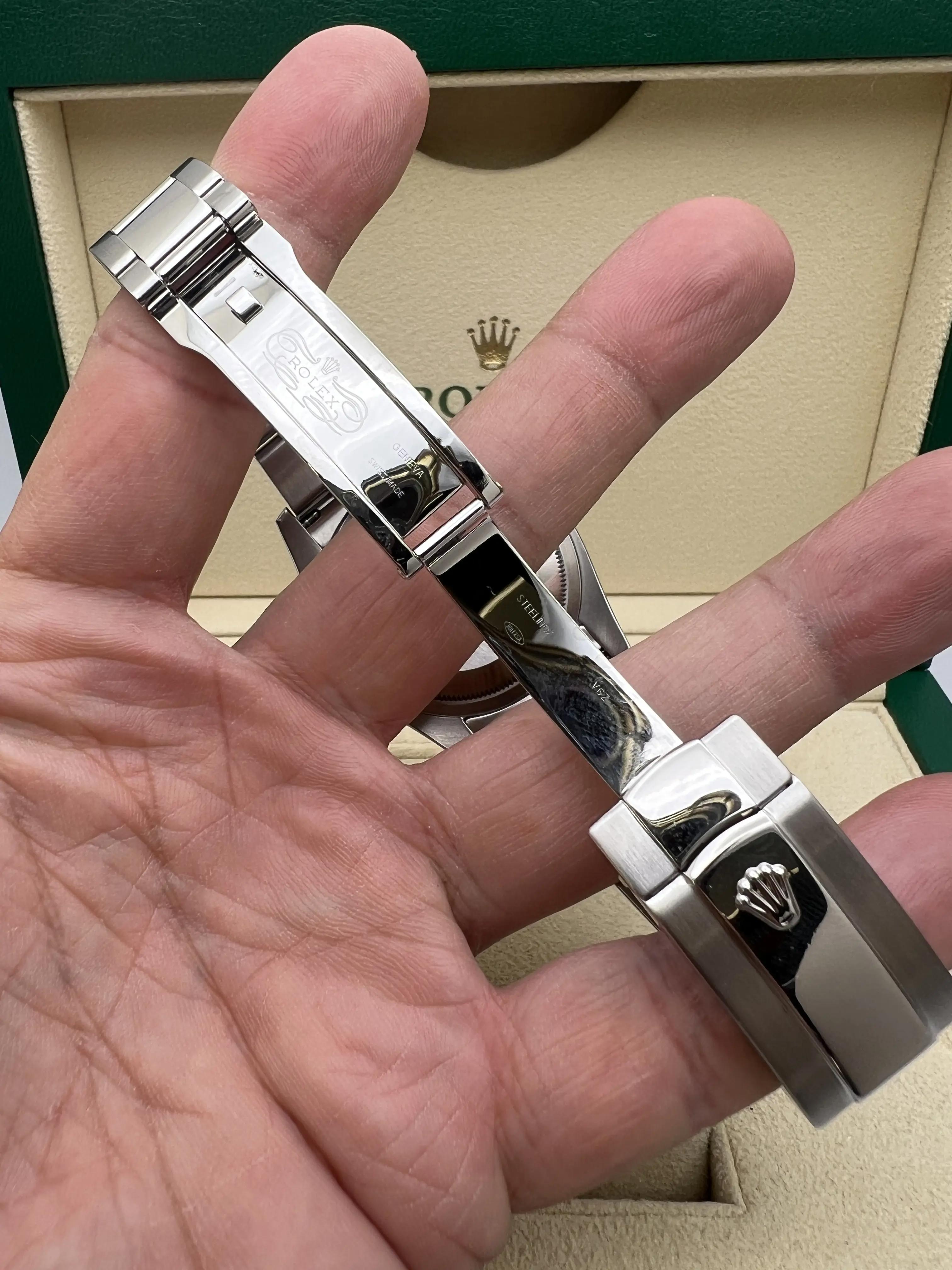 Rolex Datejust 36mm 116200 Custom Who Cares I'm Already Late Blue