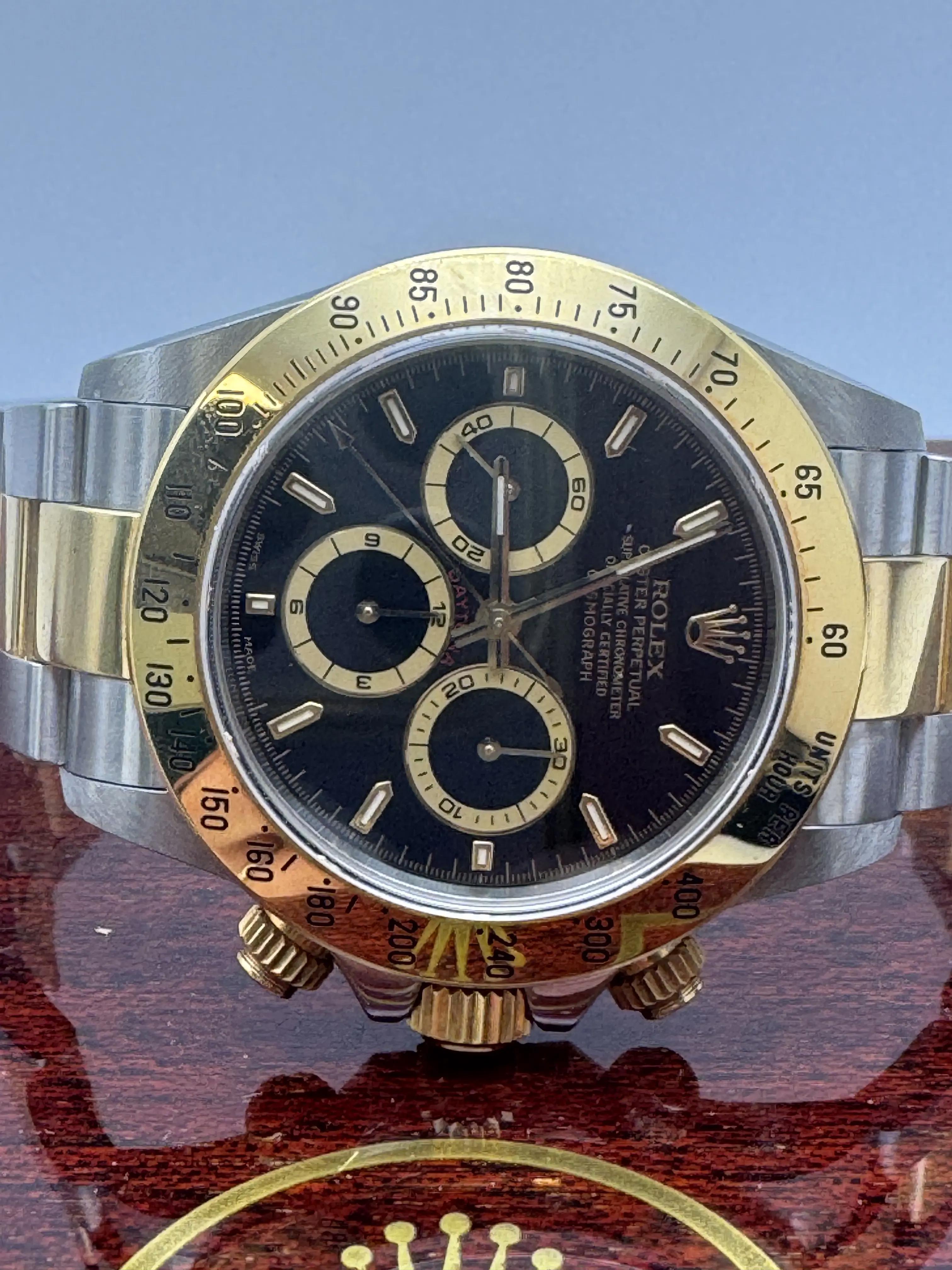 Mint Rolex Daytona 40mm 16523 Zenith 18K Two Tone Collectors Box