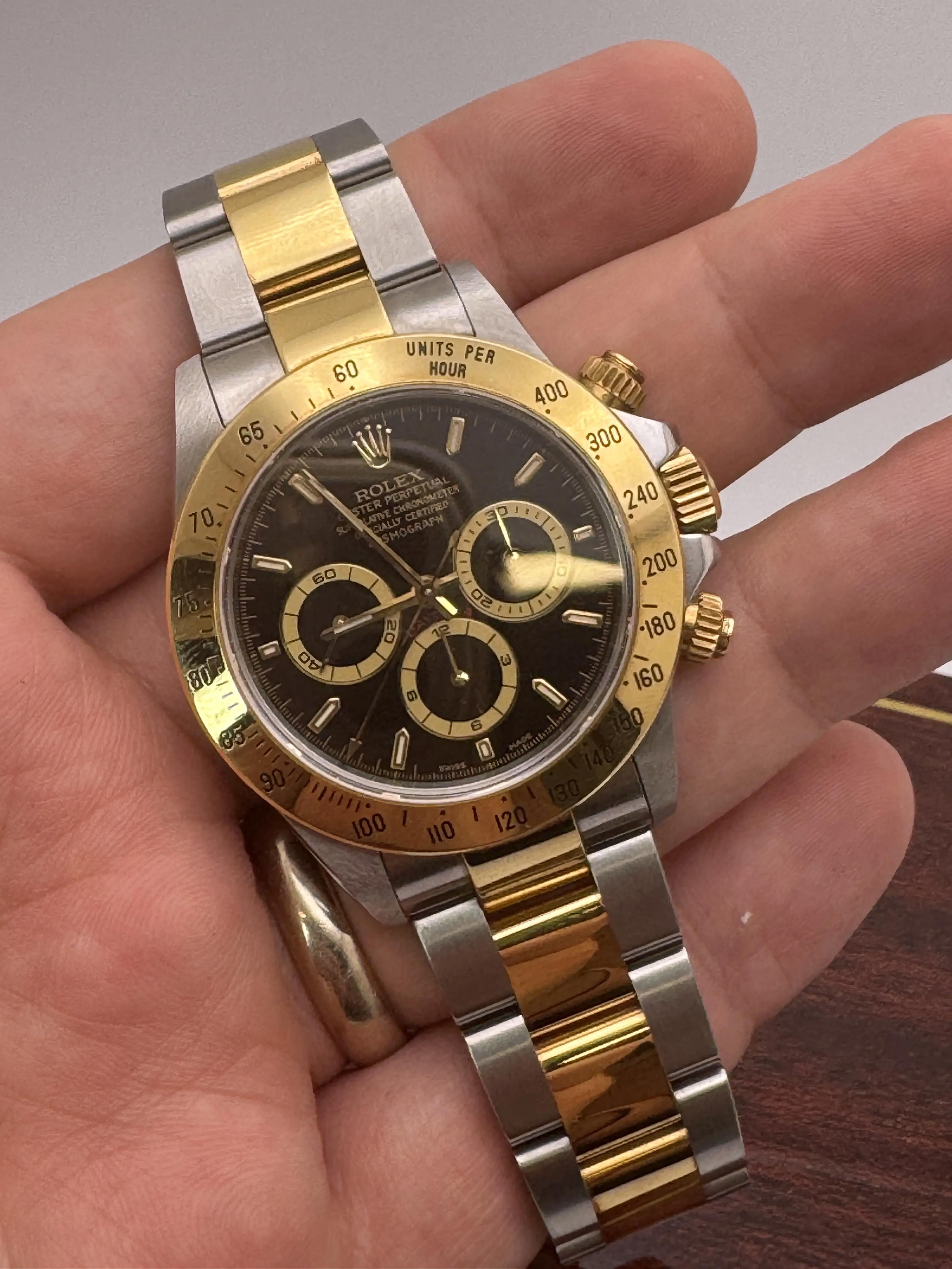 Mint Rolex Daytona 40mm 16523 Zenith 18K Two Tone Collectors Box